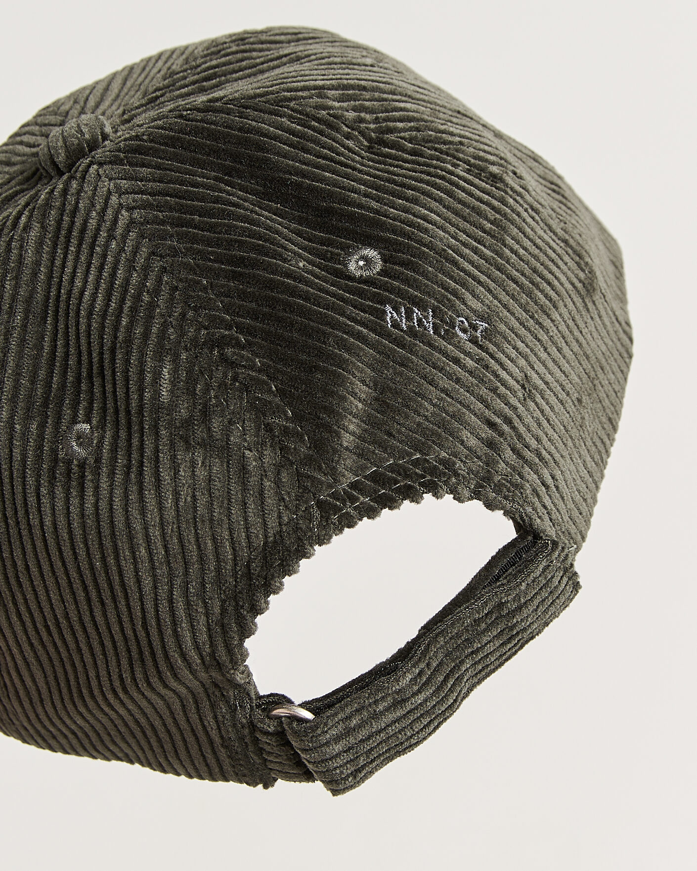 Heren | Hoeden en petten | NN07 | Corduroy Dad Cap Dark Army