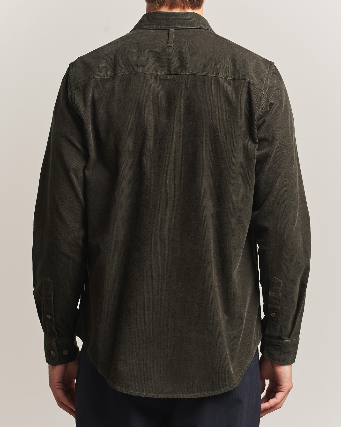 Heren | Overhemden | NN07 | Asher Baby Cord Shirt Capers Green