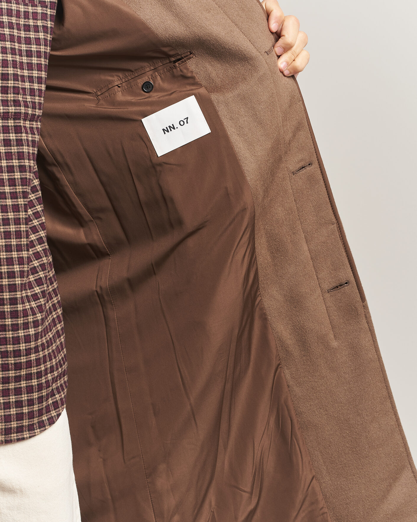 Heren | Jassen | NN07 | Gibson Wool/Cashmere Coat Desert Clay