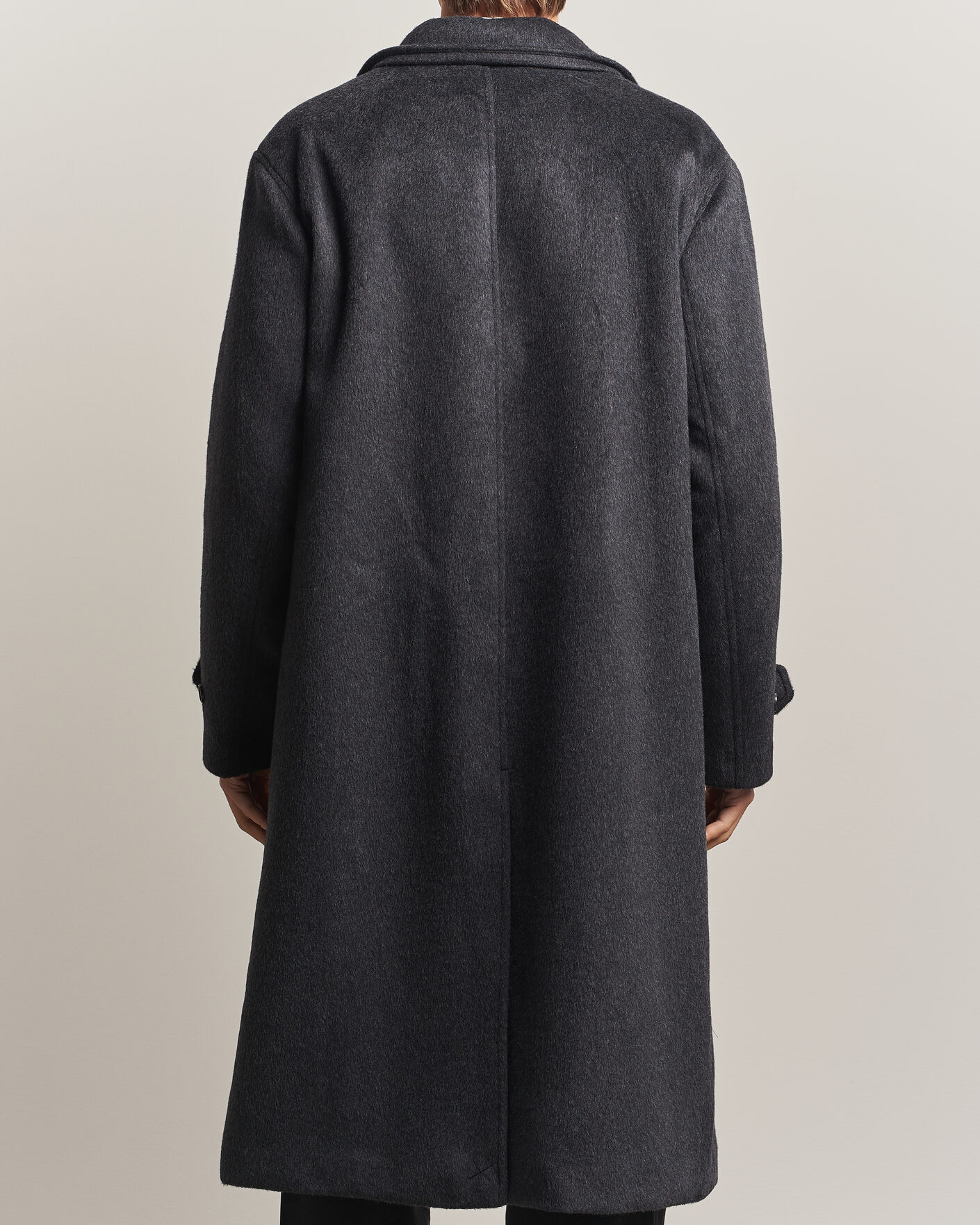 Heren | Jassen | NN07 | Gibson Wool/Cashmere Coat Dark Grey