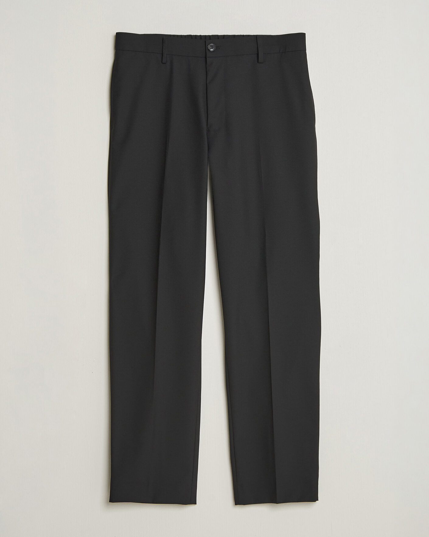 Heren | Broeken | NN07 | Brendan Wool Drawstring Trousers Black