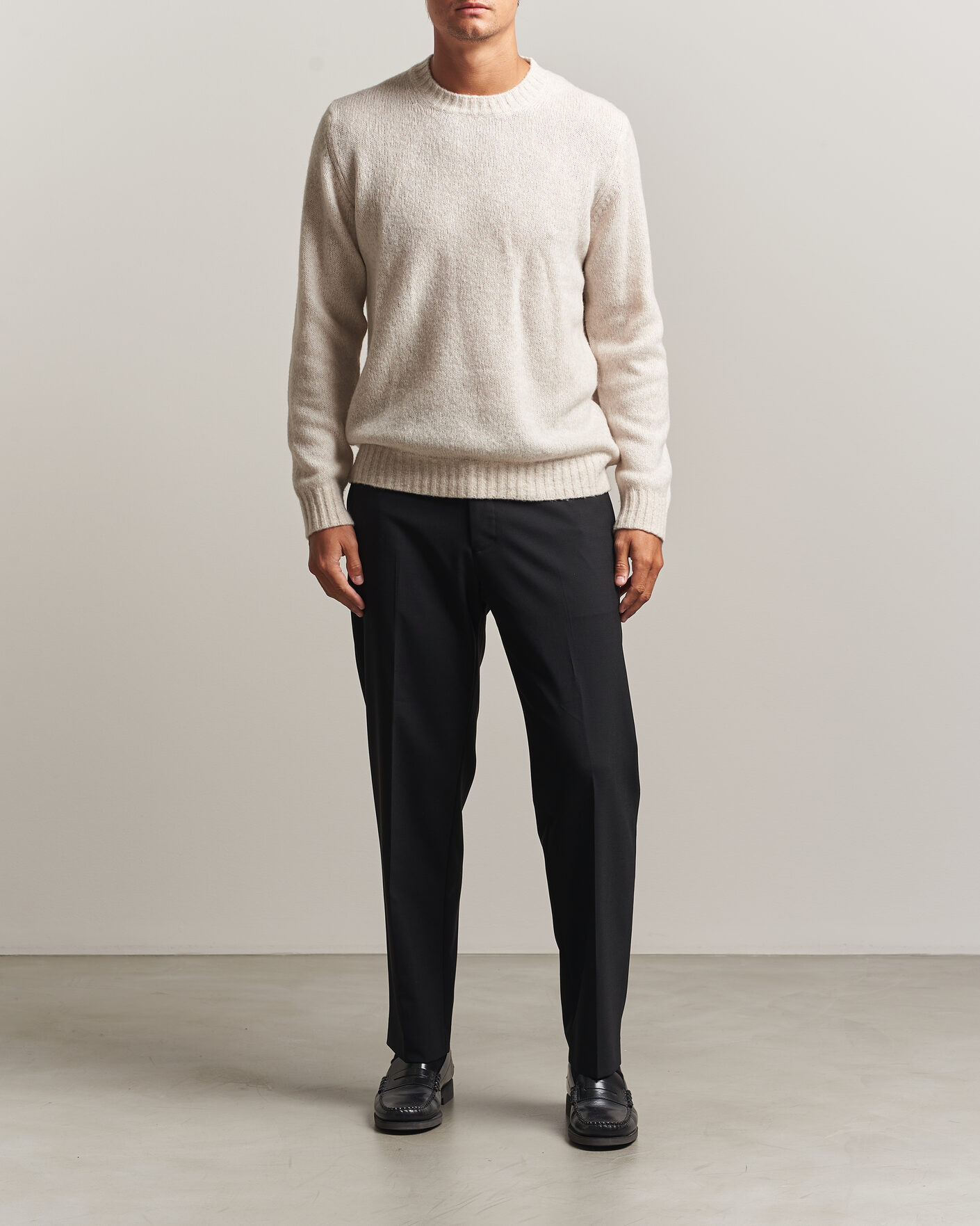 Heren | Broeken | NN07 | Brendan Wool Drawstring Trousers Black