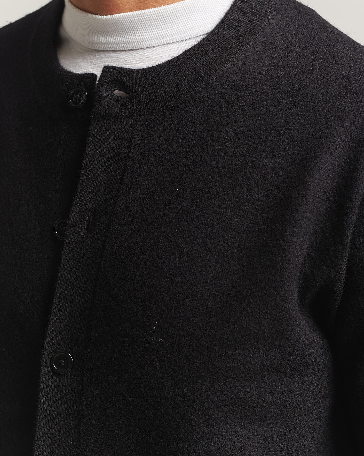 Heren | Truien | NN07 | Jasper Soft Boiled Wool Cardigan Black