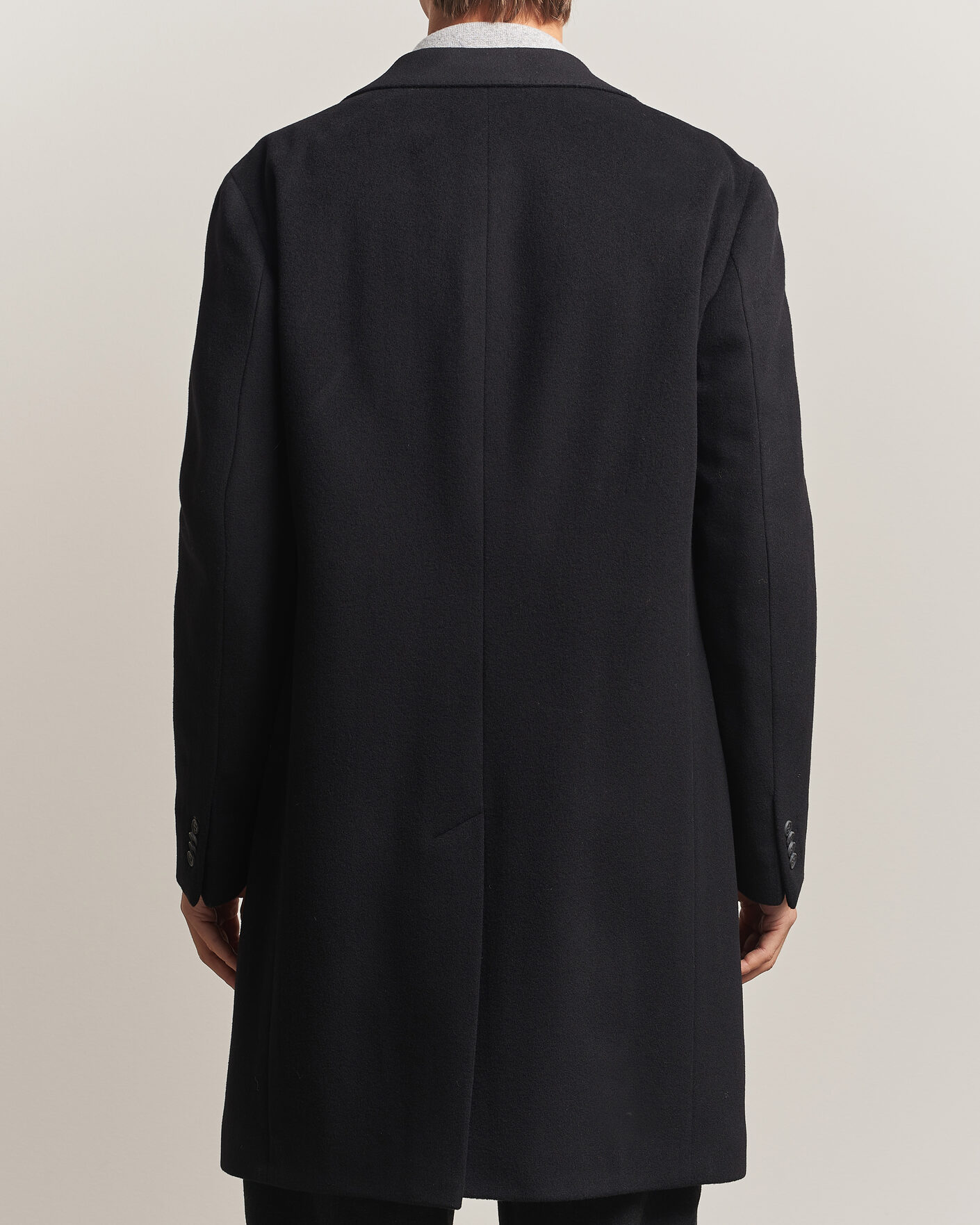 Heren | Jassen | Oscar Jacobson | Sergio Wool Coat Black