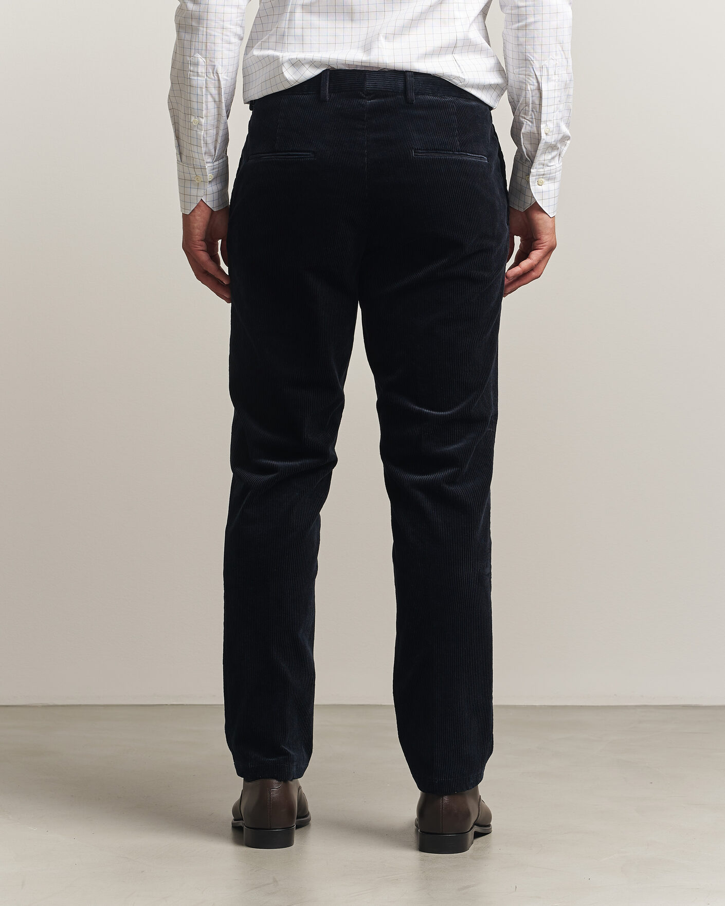 Heren | Broeken | Oscar Jacobson | Dandy Corduroy Trousers Navy
