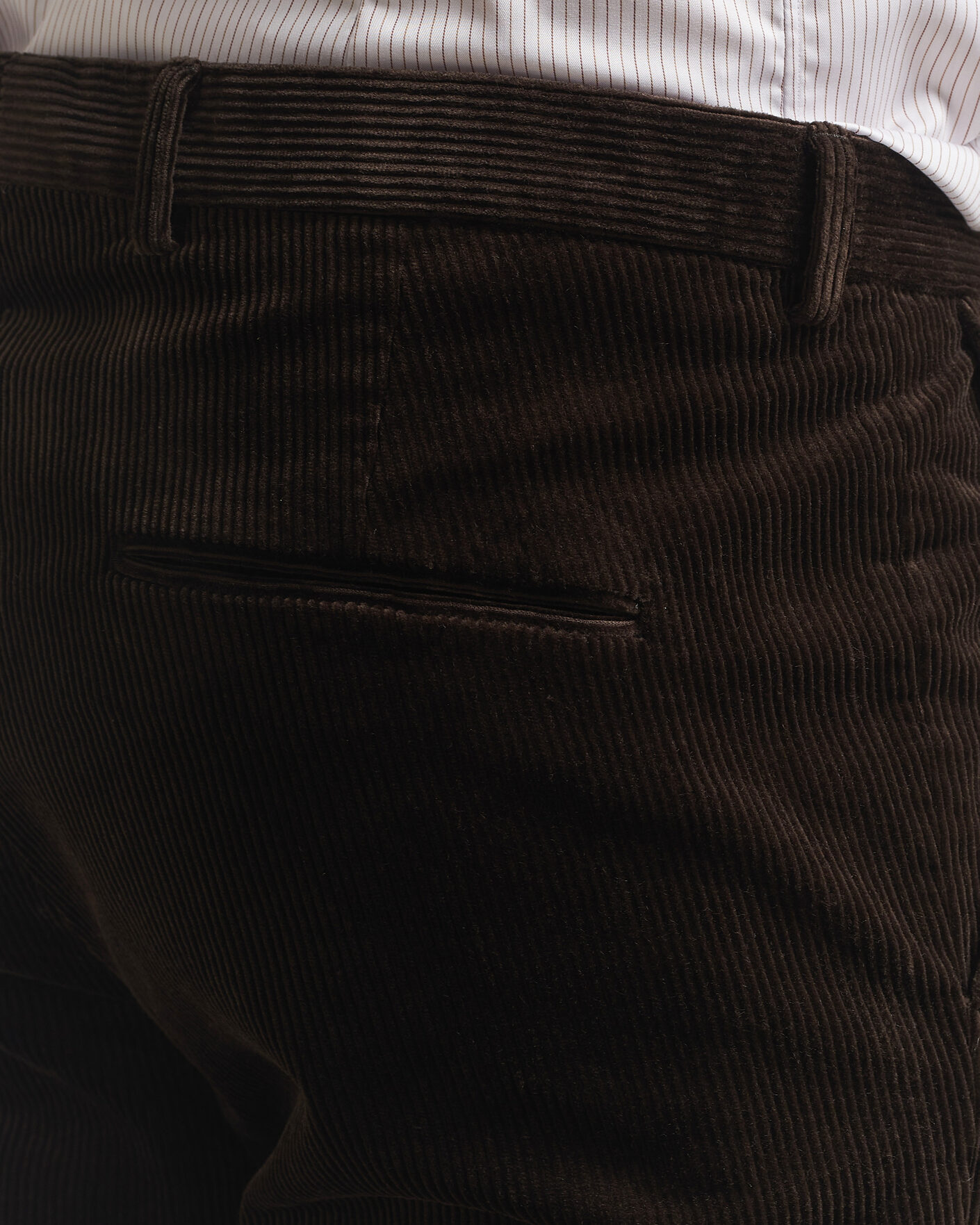 Heren | Broeken | Oscar Jacobson | Dandy Corduroy Trousers Dark Brown