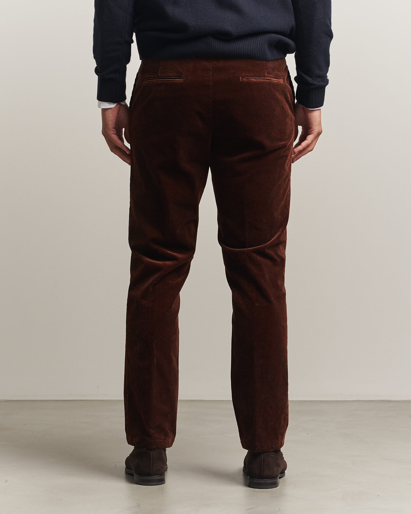 Heren | Broeken | Oscar Jacobson | Dandy Corduroy Trousers Brown
