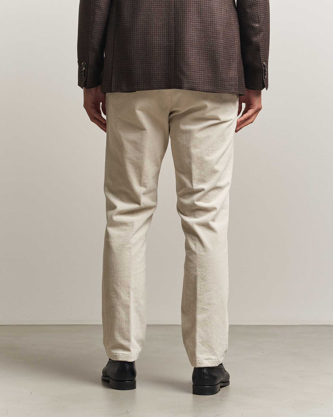 Heren | Broeken | Oscar Jacobson | Dandy Corduroy Trousers White