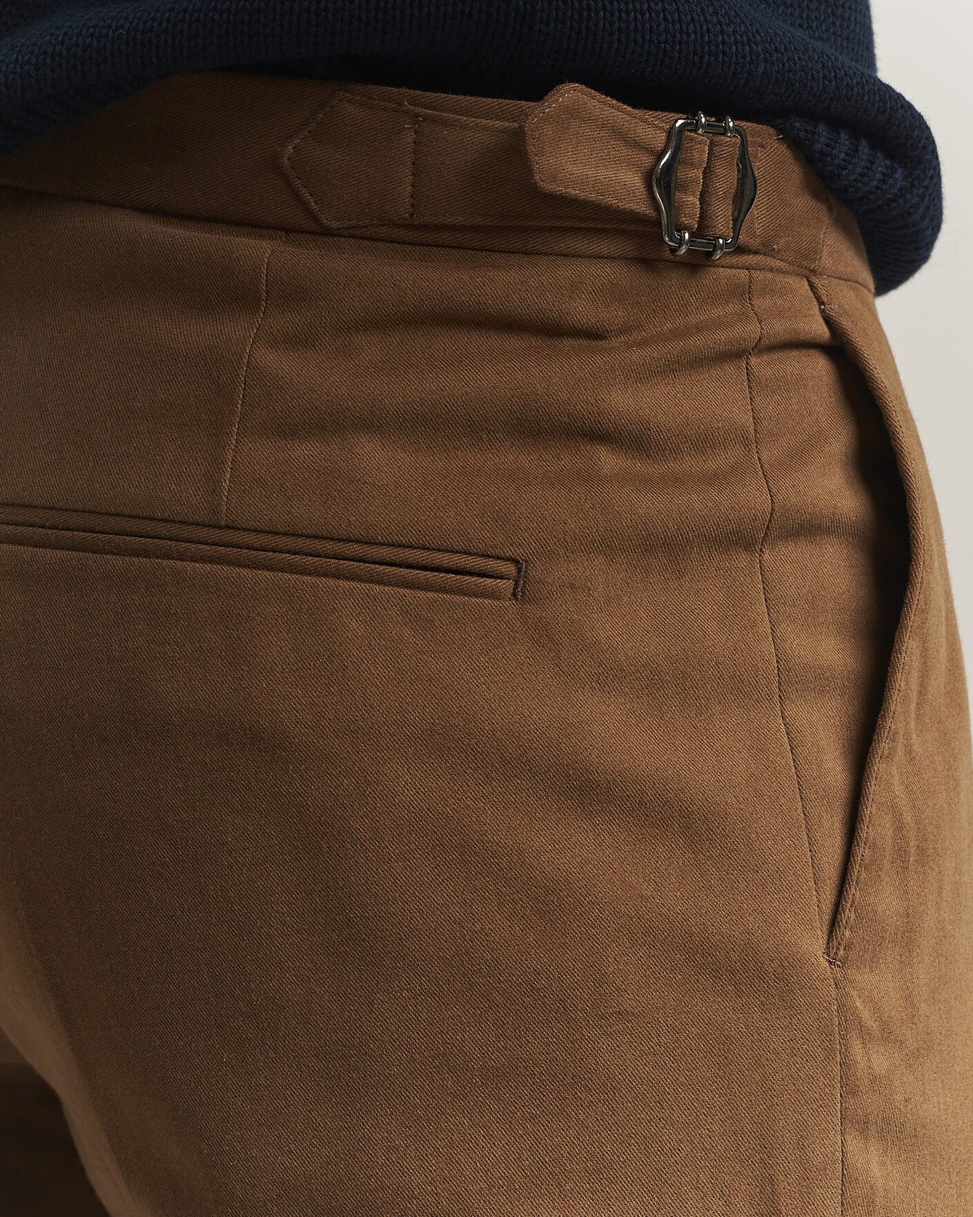 Heren | Broeken | Oscar Jacobson | Dandy Brushed Cotton Trousers Camel