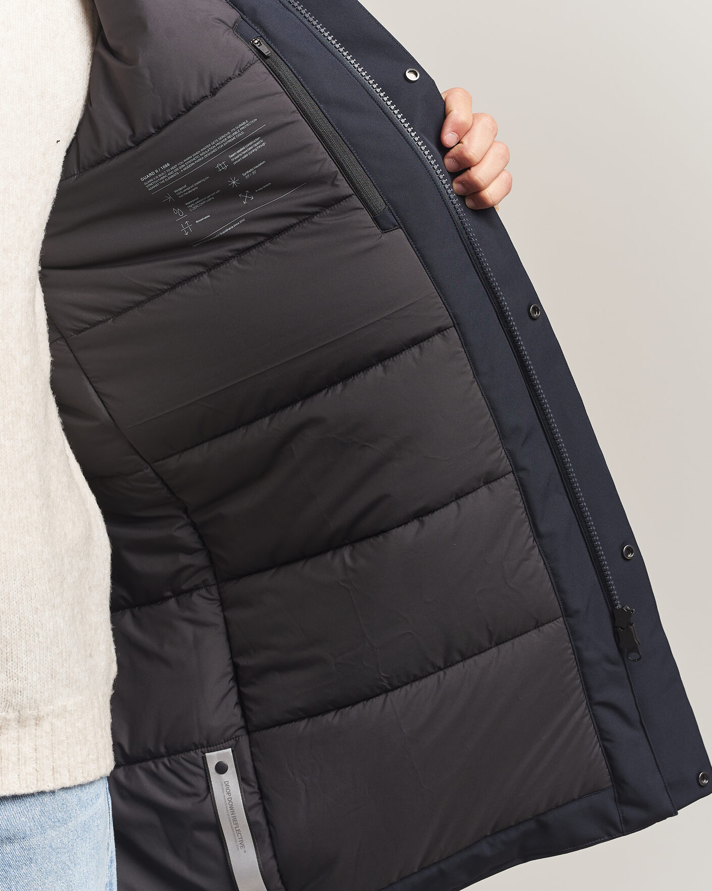 Heren | Jassen | Scandinavian Edition | Guard II Padded Parka Midnight Blue