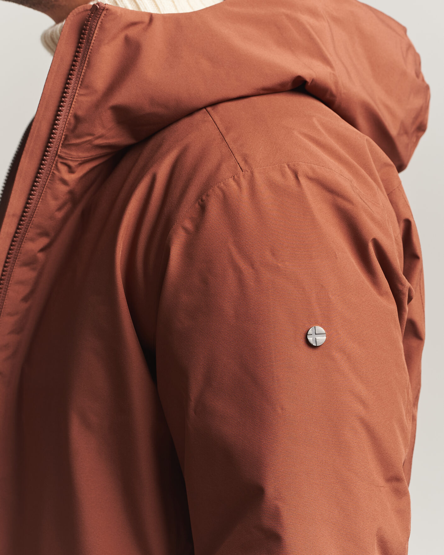 Heren | Jassen | Scandinavian Edition | Nimbus Padded Hood Jacket Red Clay