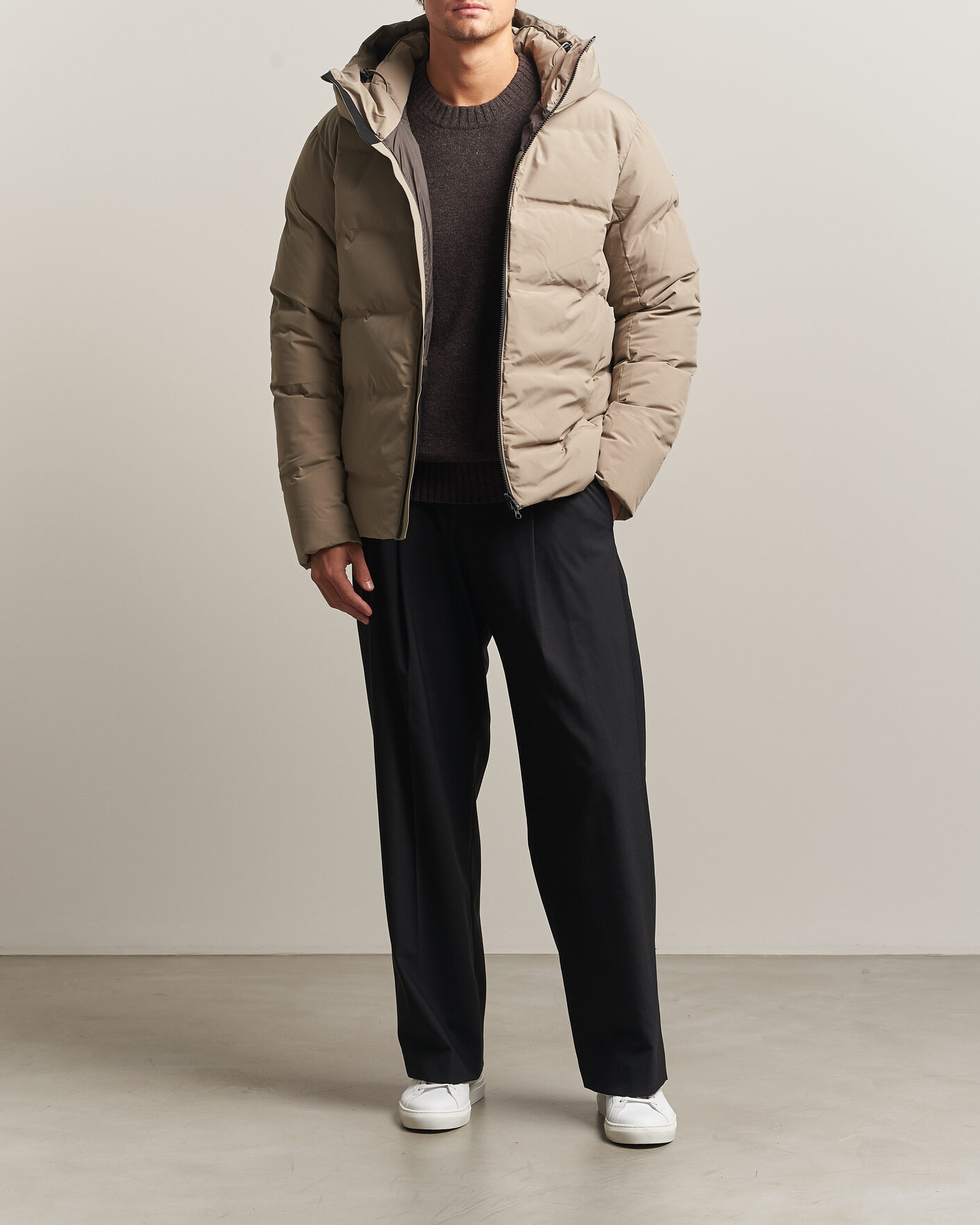 Heren | Jassen | Scandinavian Edition | Torrent II Hooded Puffer Jacket Sand