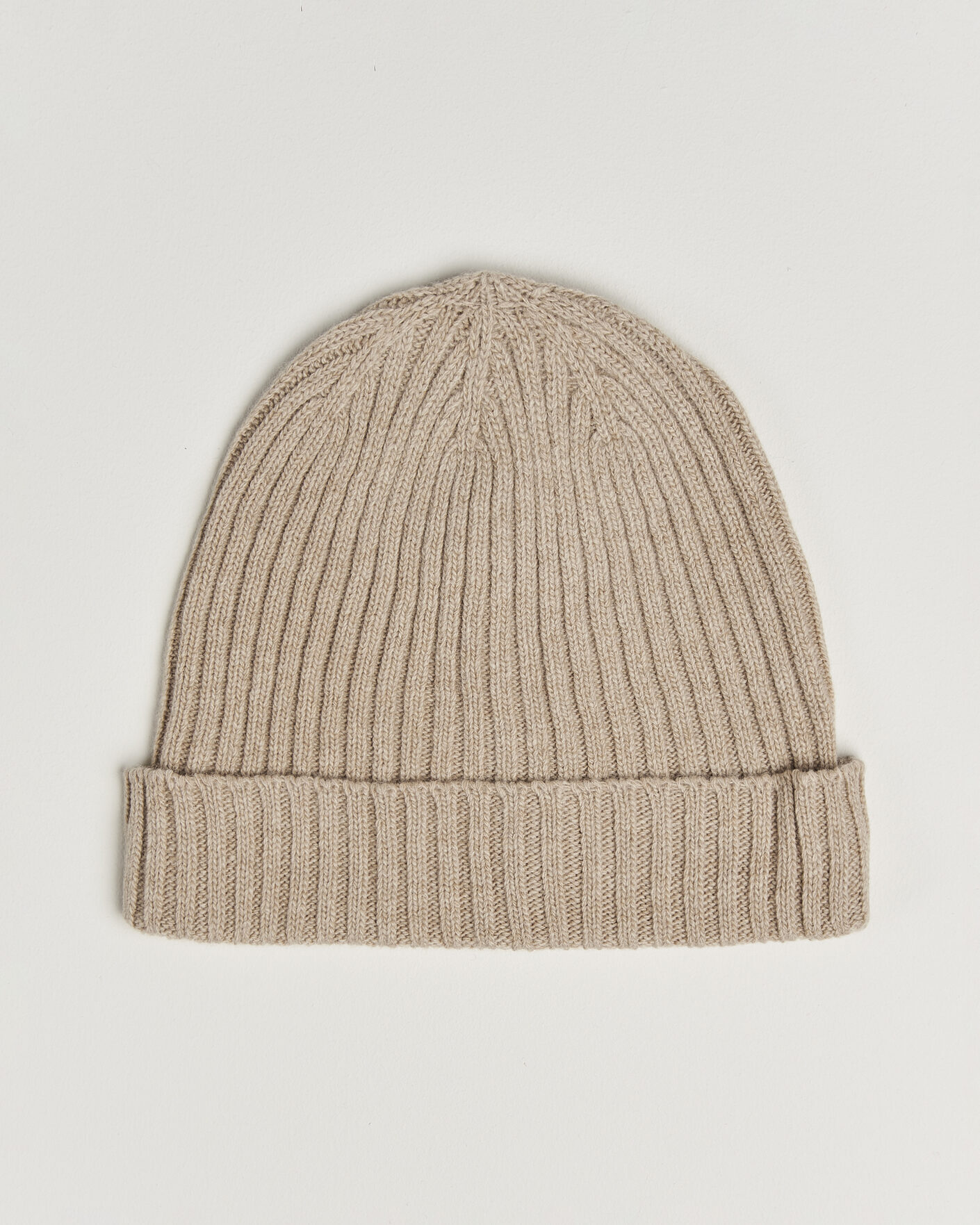 Heren | Mutsen | Stenströms | Brushed Merino Beanie  Beige