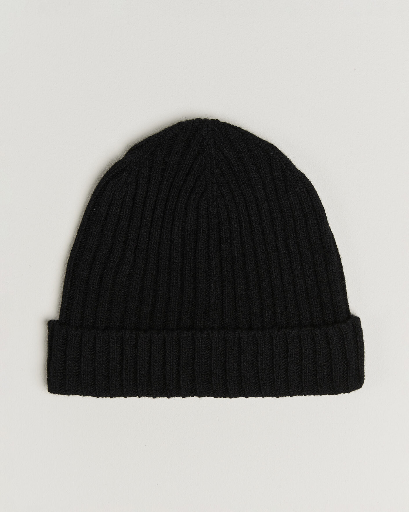 Heren | Mutsen | Stenströms | Brushed Merino Beanie Black