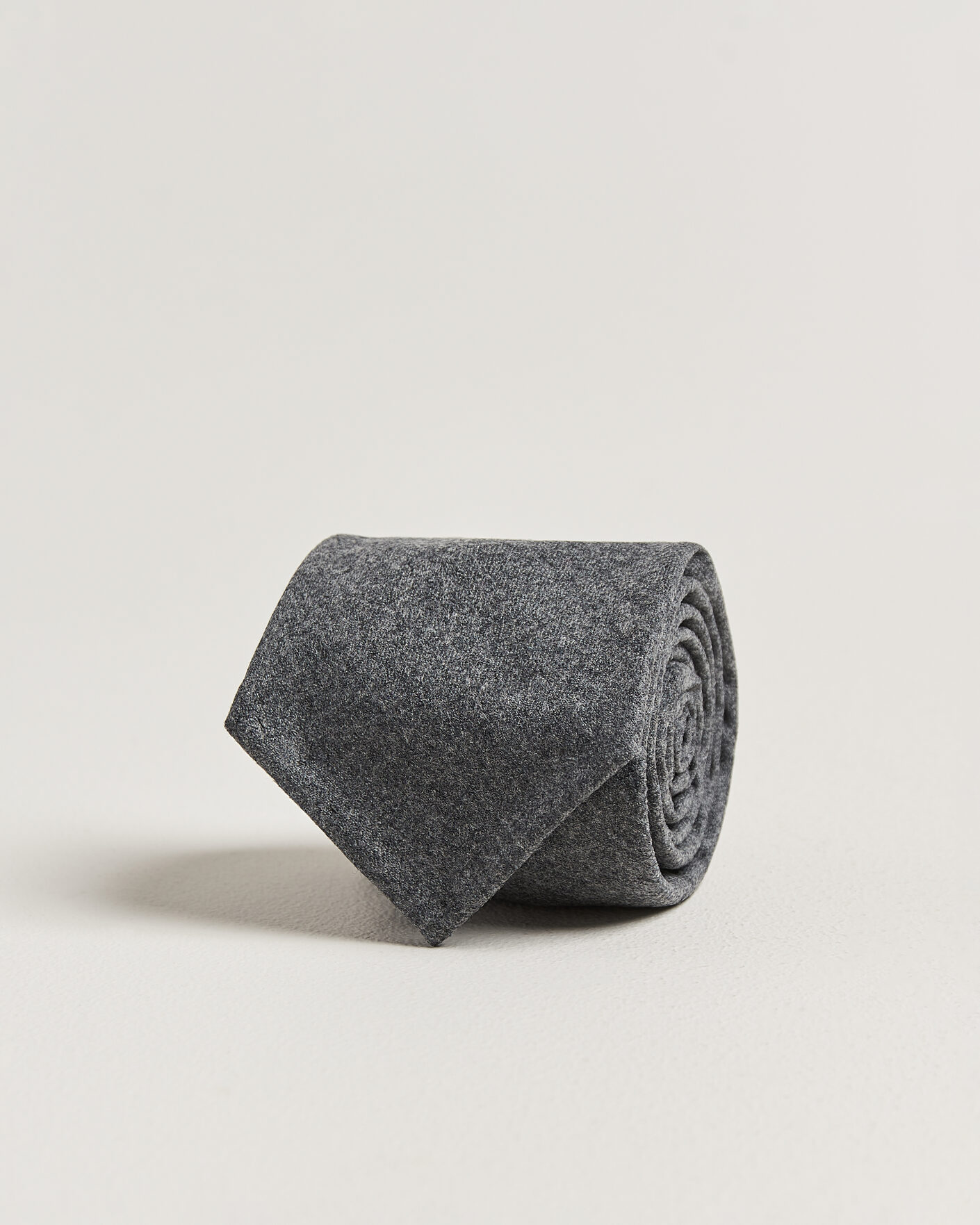 Heren | Stropdassen | Stenströms | Wool Tie 7,5cm Grey