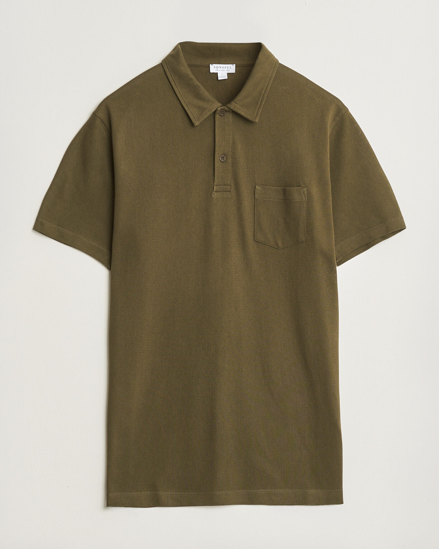 Heren | Polo's | Sunspel | Riviera Polo Shirt Loden Green