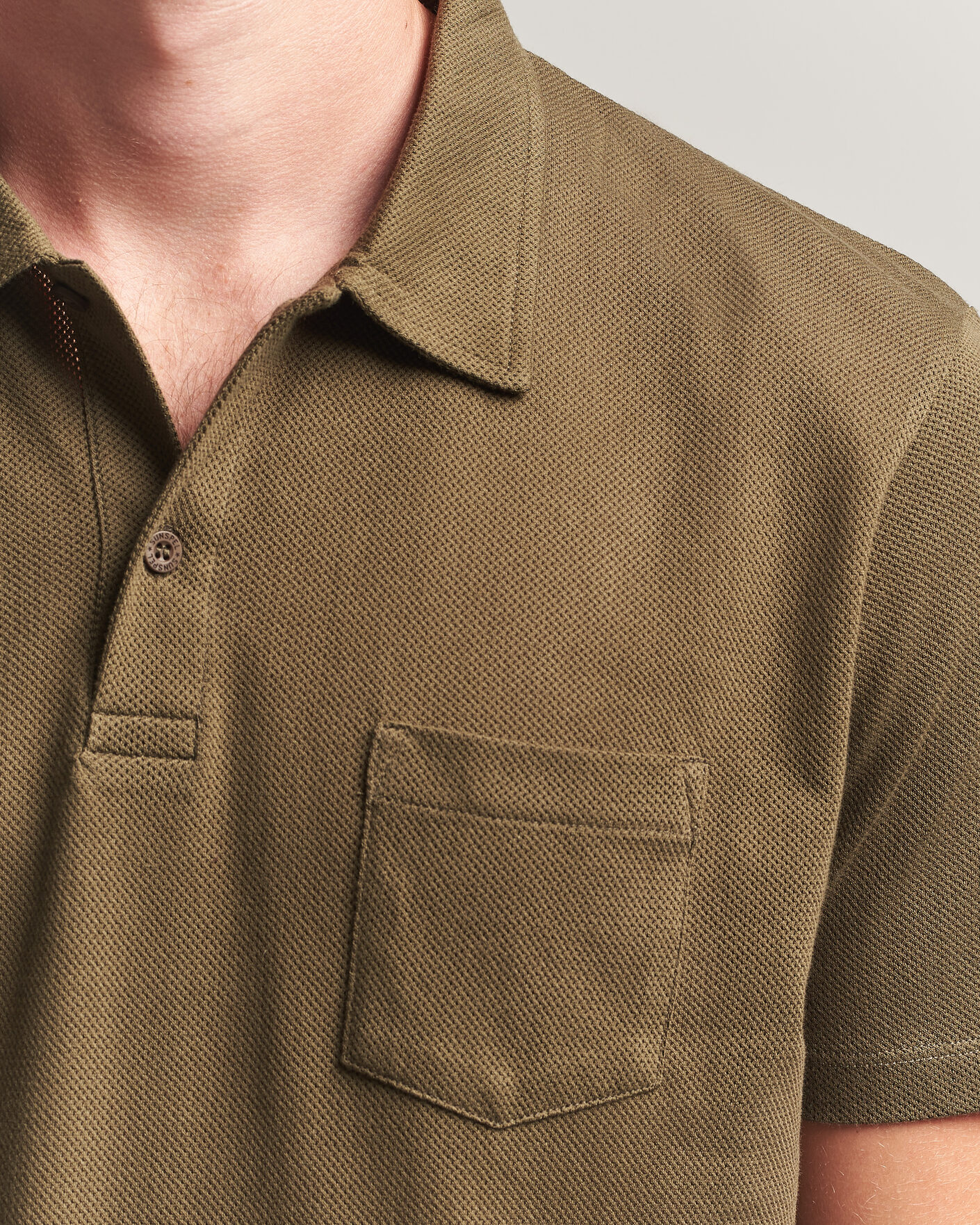 Heren | Polo's | Sunspel | Riviera Polo Shirt Loden Green
