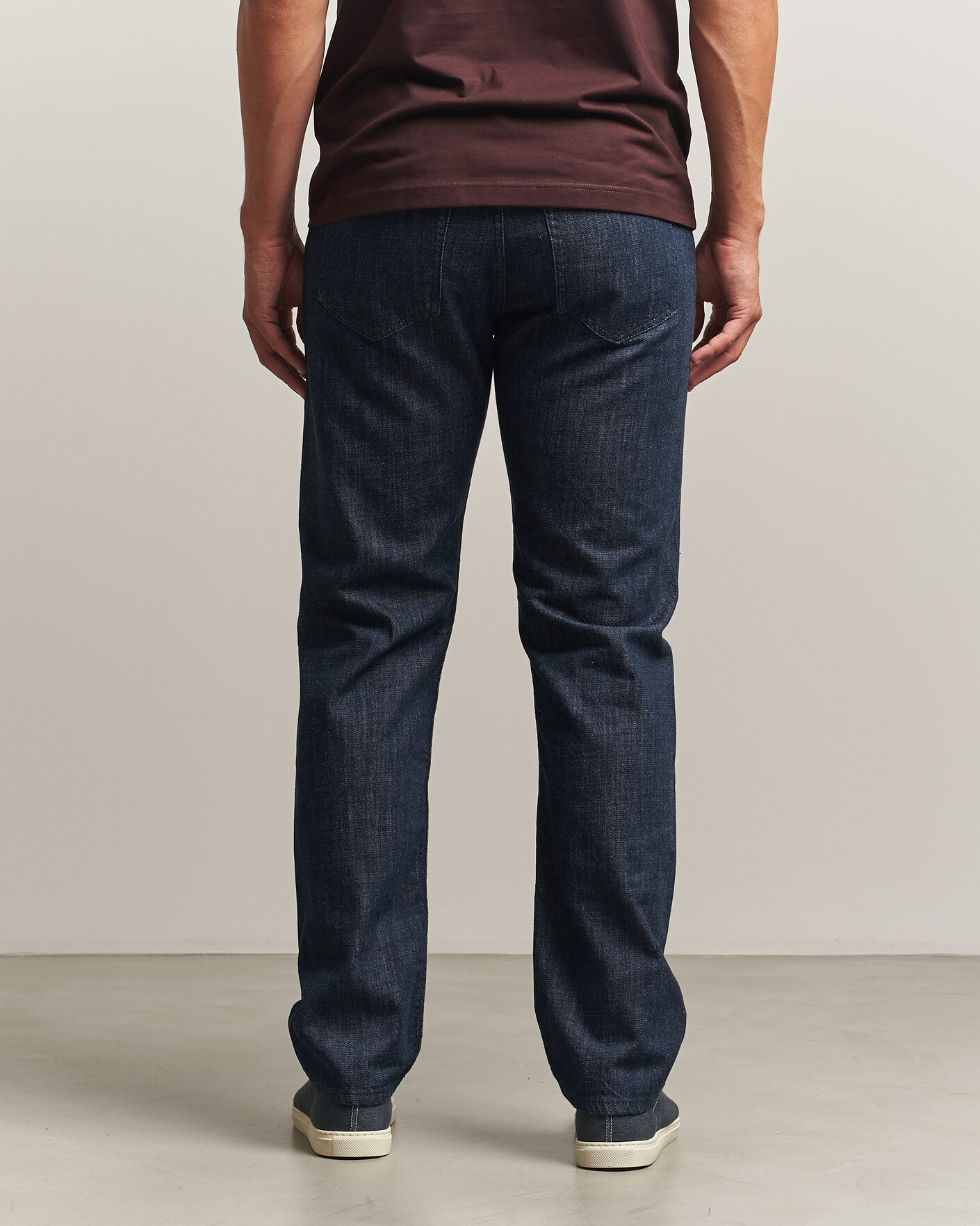Heren | Jeans | Sunspel | Japanese Denim Jeans Blue