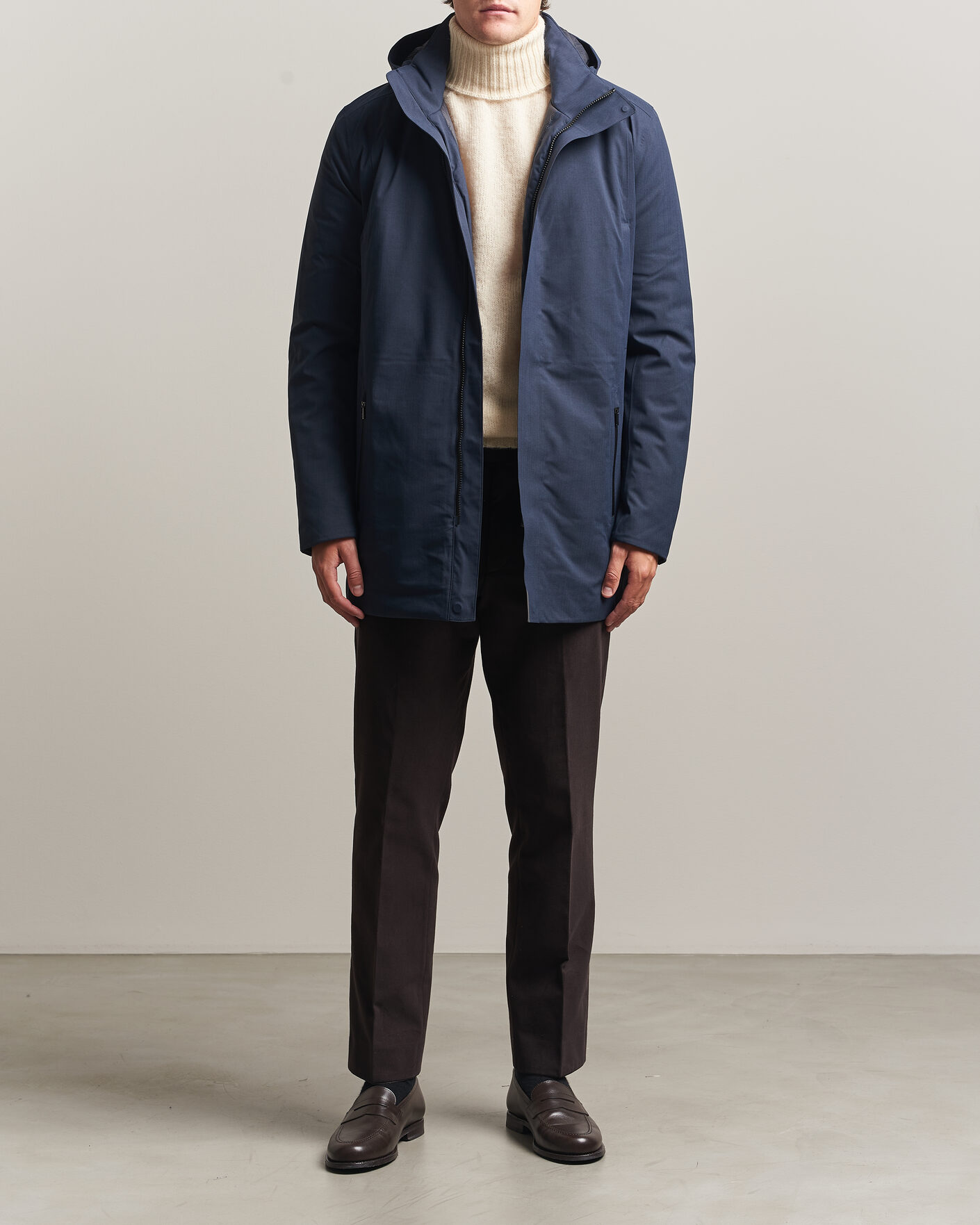 Heren | Jassen | UBR | Regulator Herringbone Parka Navy
