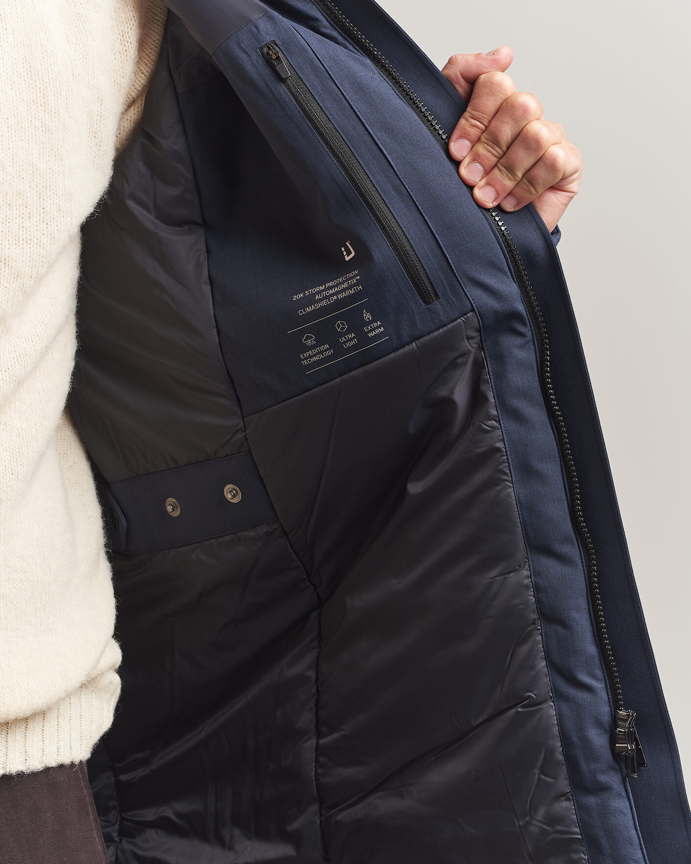 Heren | Jassen | UBR | Regulator Herringbone Parka Navy