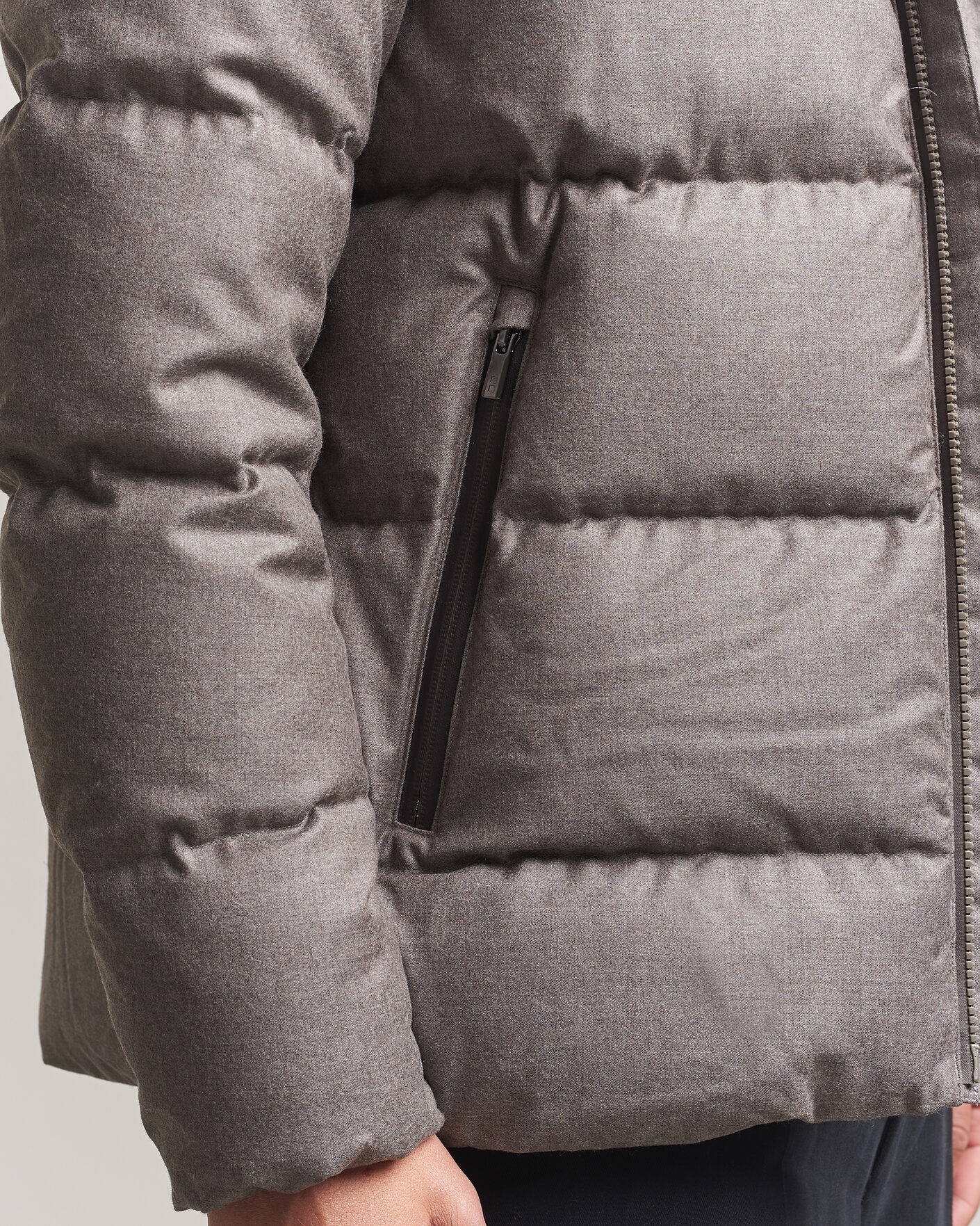 Heren | Jassen | UBR | Concord Jacket Savile Grey Melange Wool