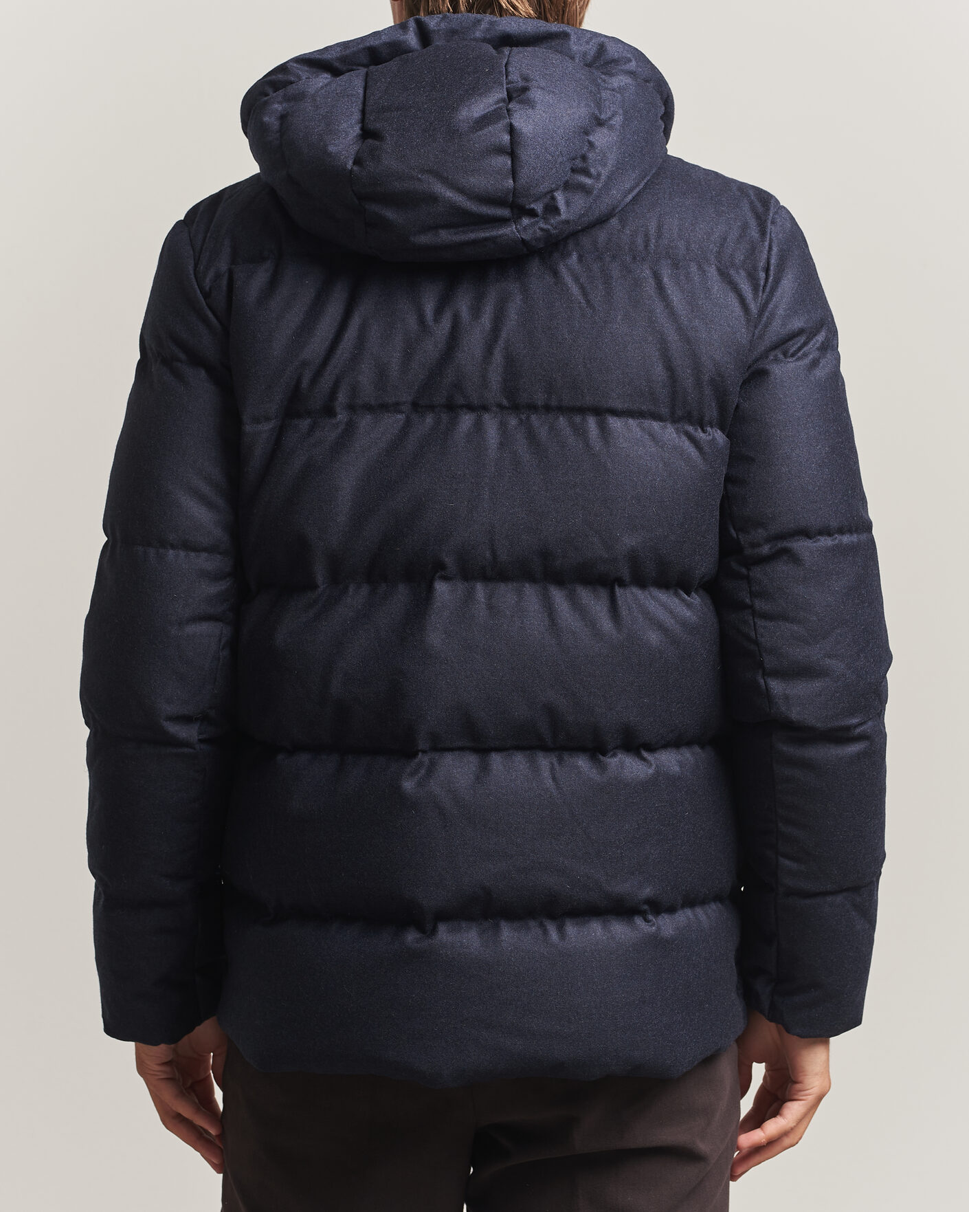 Heren | Jassen | UBR | Concord Jacket Savile Navy Melange Wool