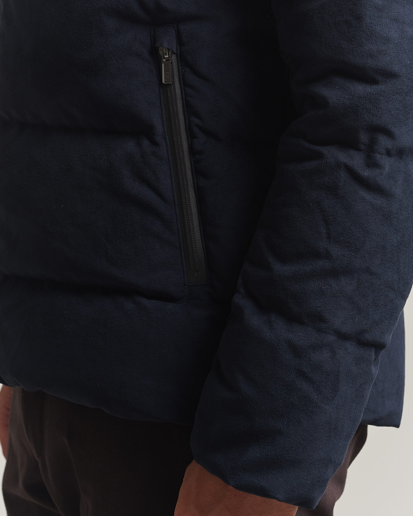 Heren | Jassen | UBR | Concord Jacket Savile Neo Suede Navy