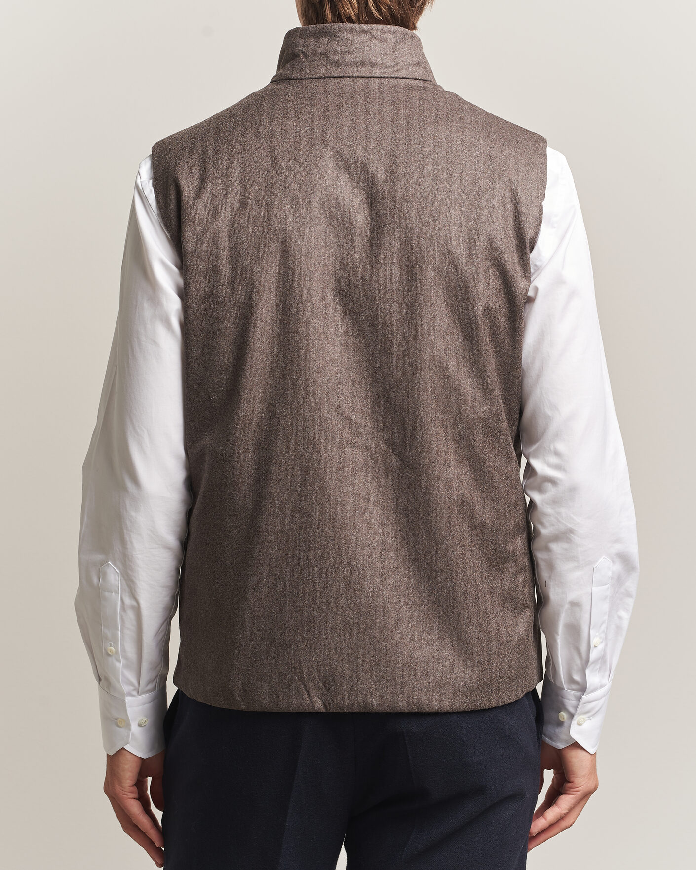 Heren | Gilets | UBR | Raptor Lightweight Vest Savile Brown Herringbone