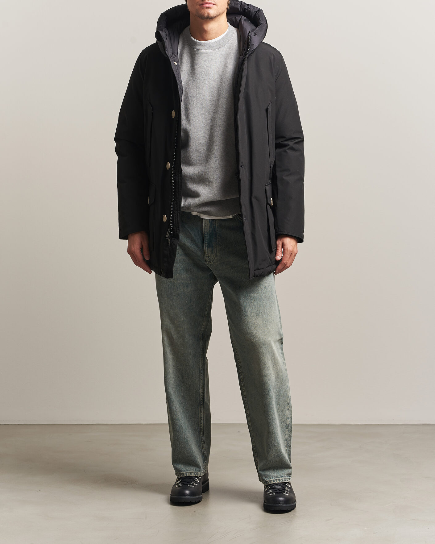 Heren | Jassen | Woolrich | Arctic Parka No Fur Black