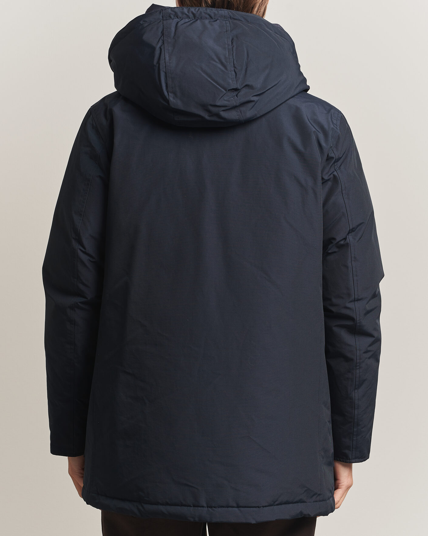 Heren | Jassen | Woolrich | Arctic Parka No Fur Melton Blue