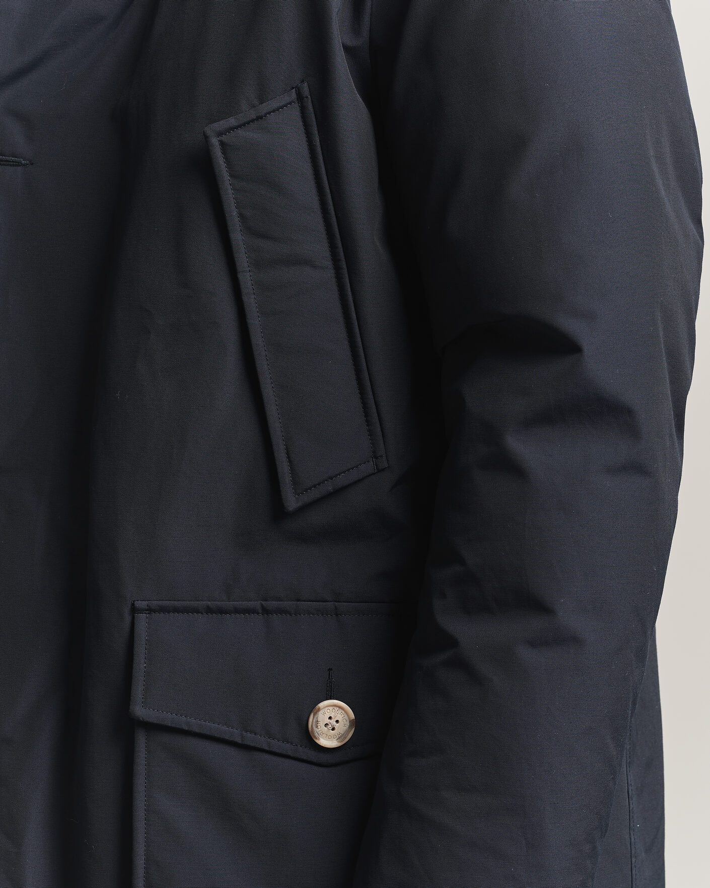 Heren | Jassen | Woolrich | Arctic Parka No Fur Melton Blue