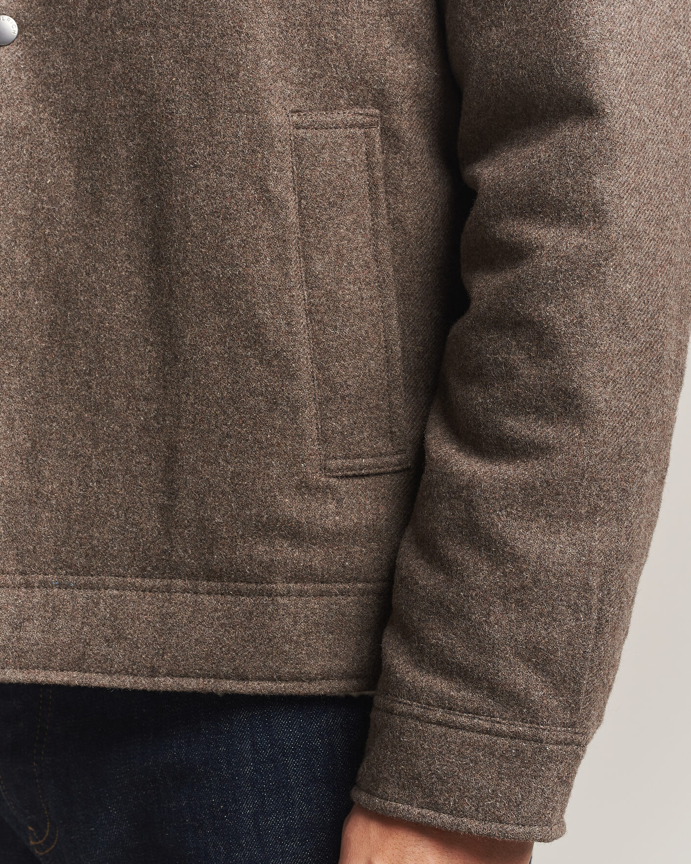 Heren | Jassen | Woolrich | Wool Light Padded Keating Shirt Jacket Falcon