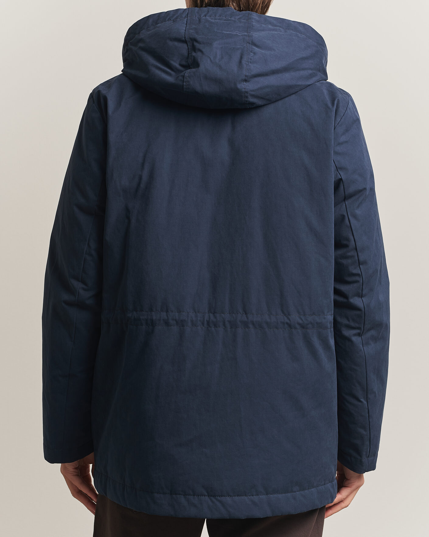 Heren | Jassen | Woolrich | Mountain Cloth Parka Melton Blue