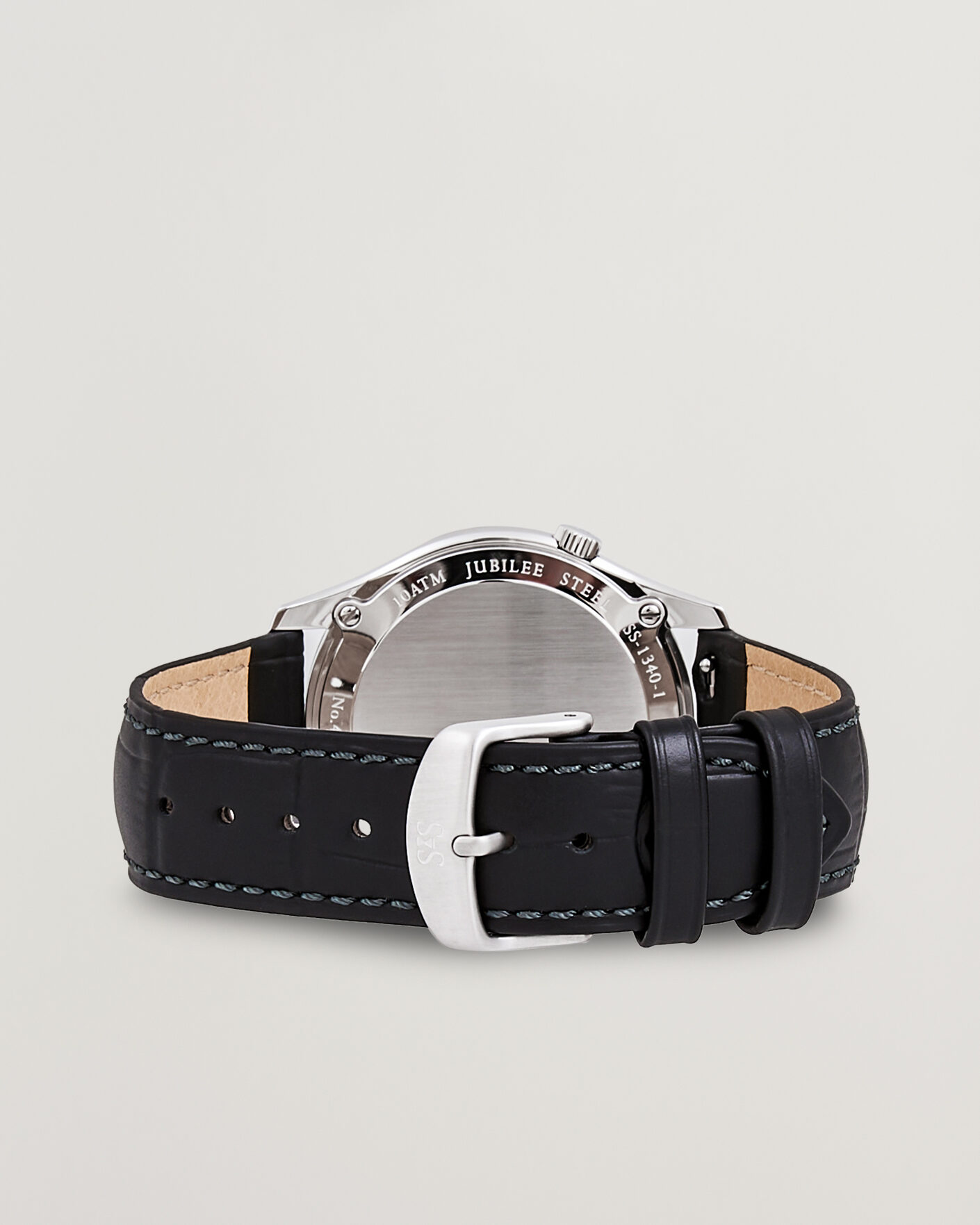 Heren | Sjöö Sandström Jubilee Steel Quartz 40mm Black Calf Blue Dial | Sjöö Sandström | Jubilee Steel Quartz 40mm Black Calf Blue Dial