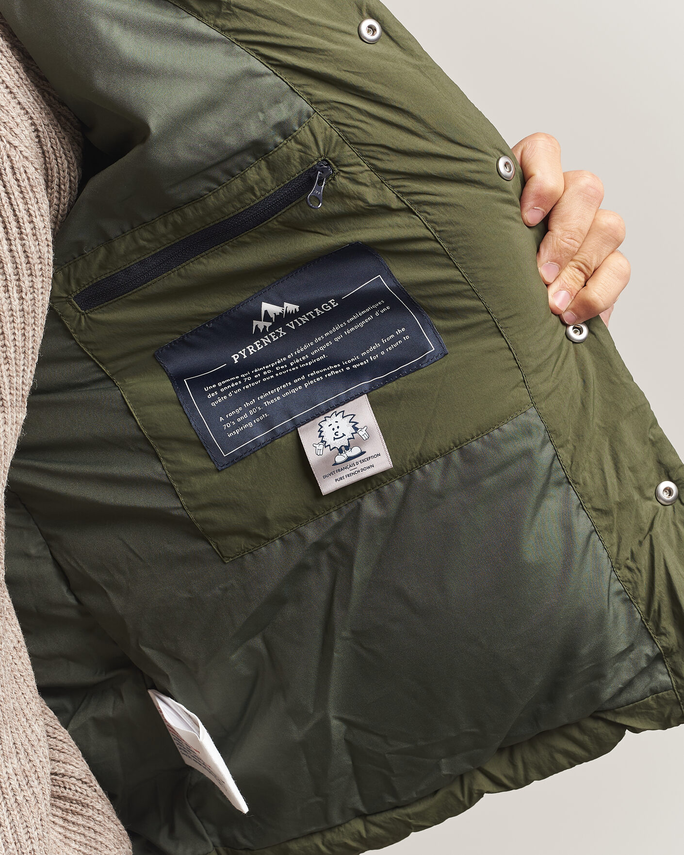 Heren | Jassen | Pyrenex | Fiery Down Jacket Deep Khaki
