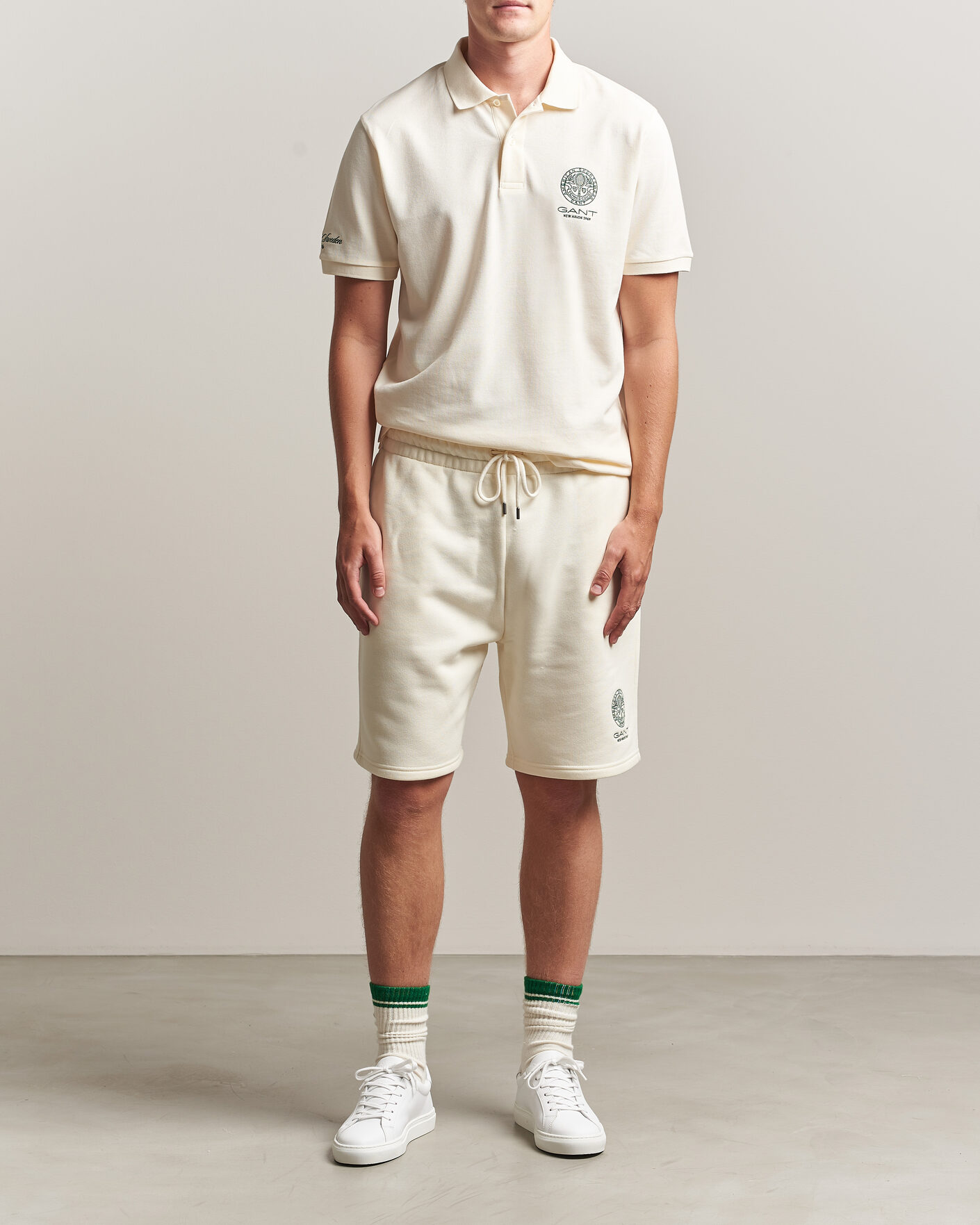 Heren | Polo's | Gant | Tournament Pique Cream