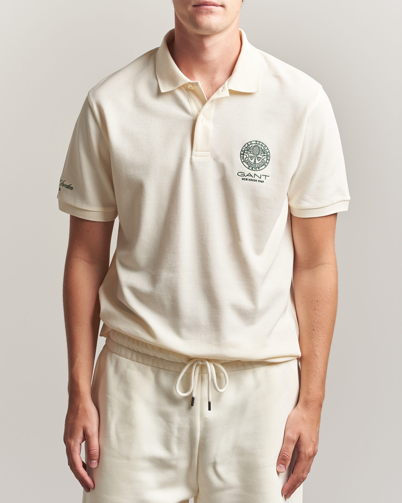 Heren | Polo's | Gant | Tournament Pique Cream