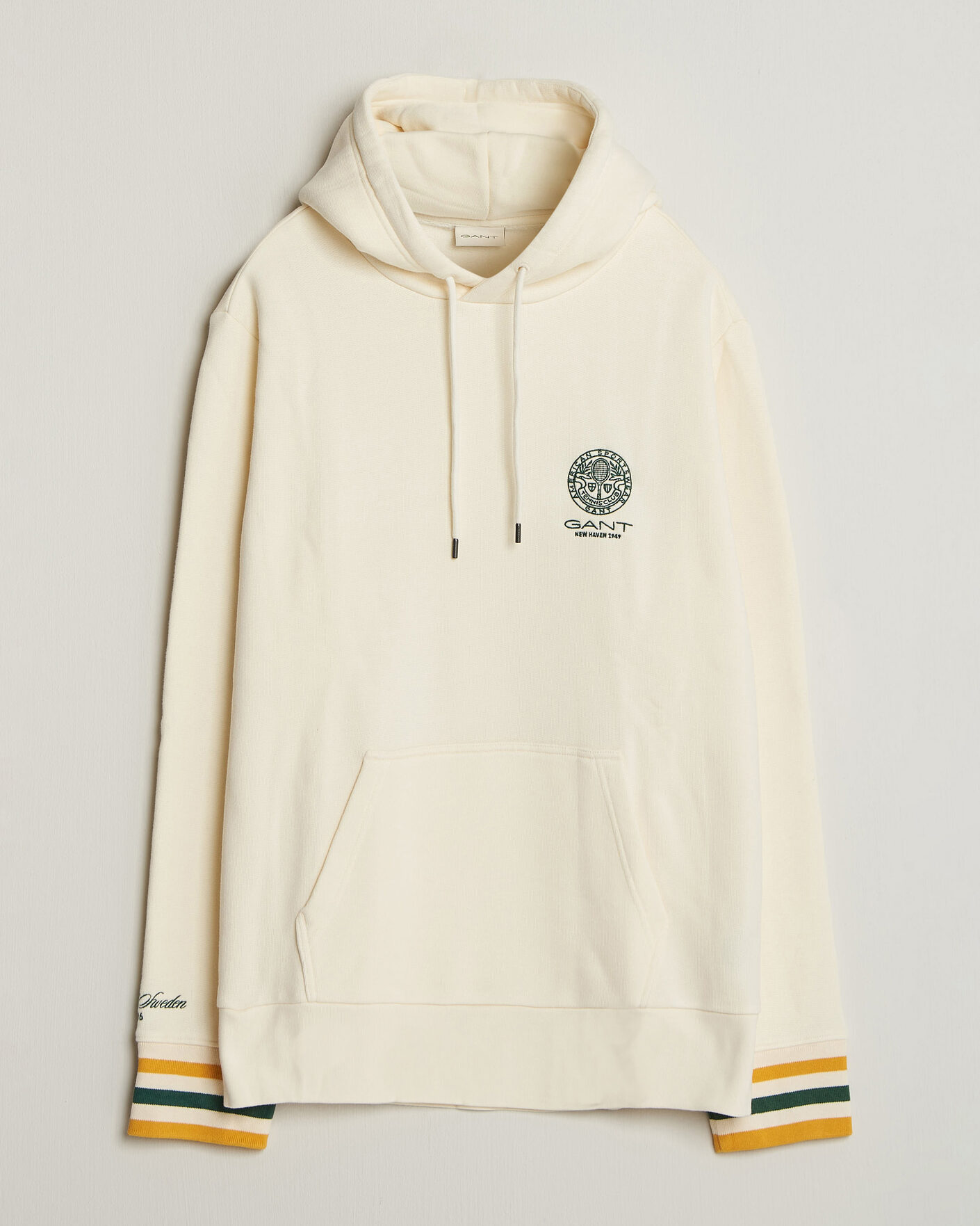 Heren | Truien | Gant | Tournament Hoodie Cream