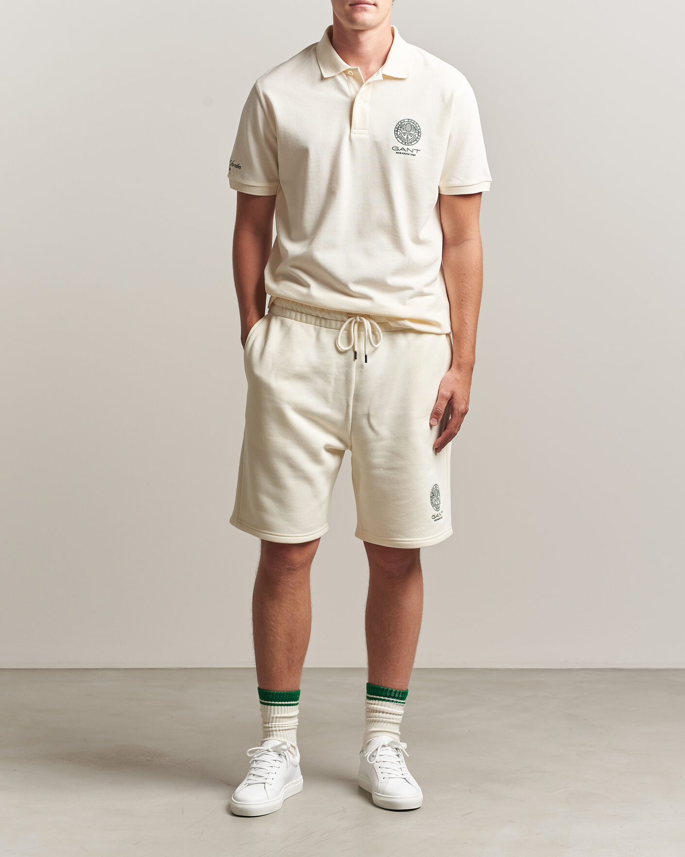 Heren | Korte broek | Gant | Tournament Shorts Cream
