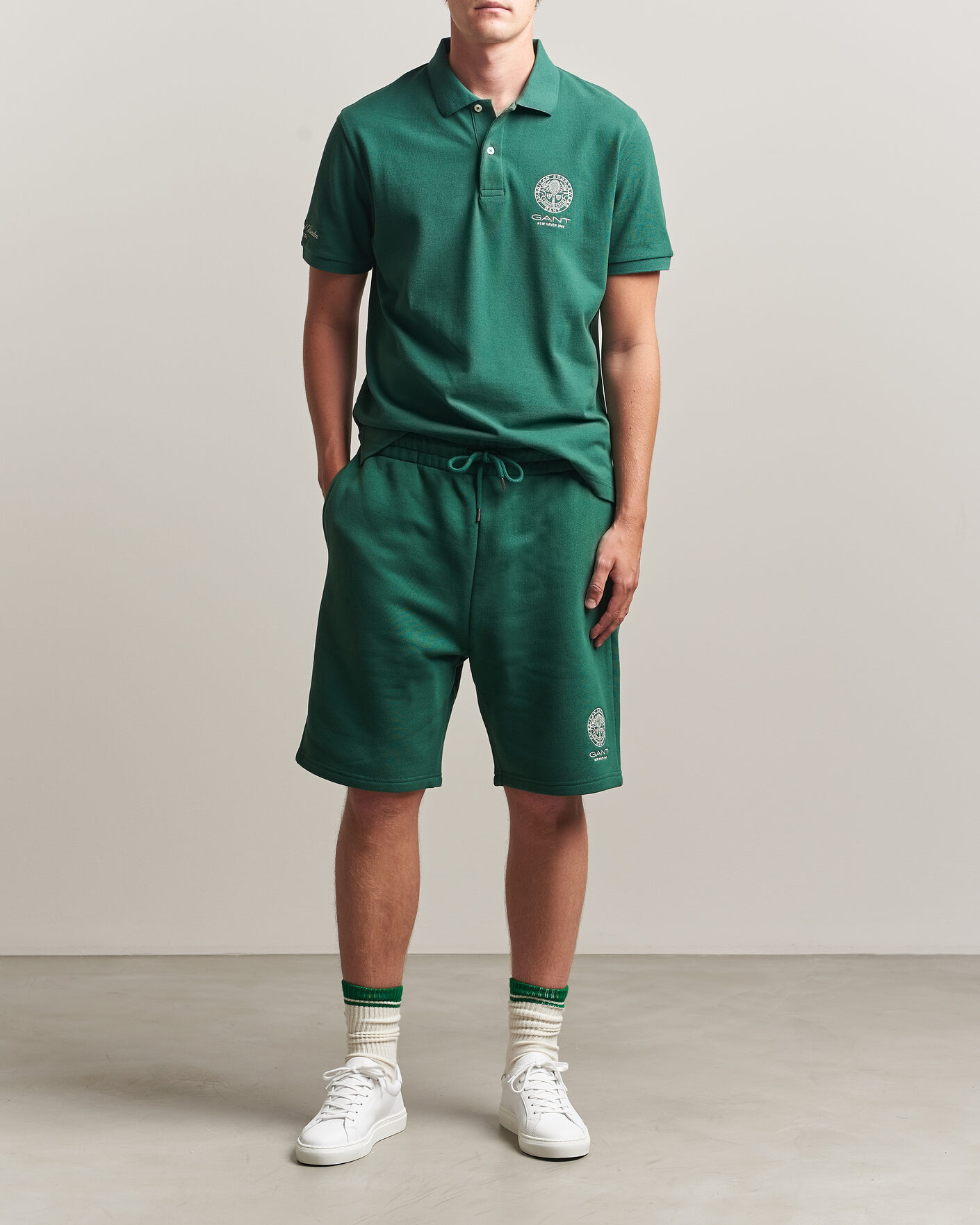 Heren | Korte broek | Gant | Tournament Shorts Green