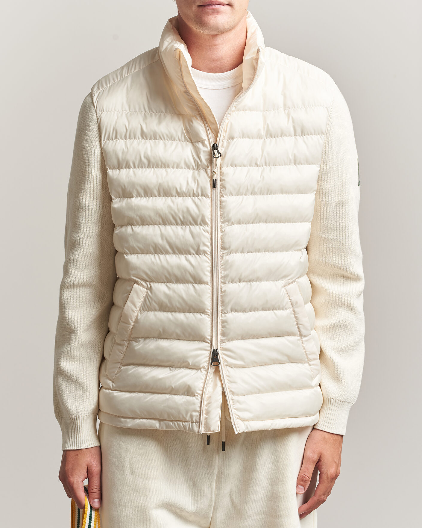 Heren | Jassen | Gant | Tournament Mixed Media Jacket Cream