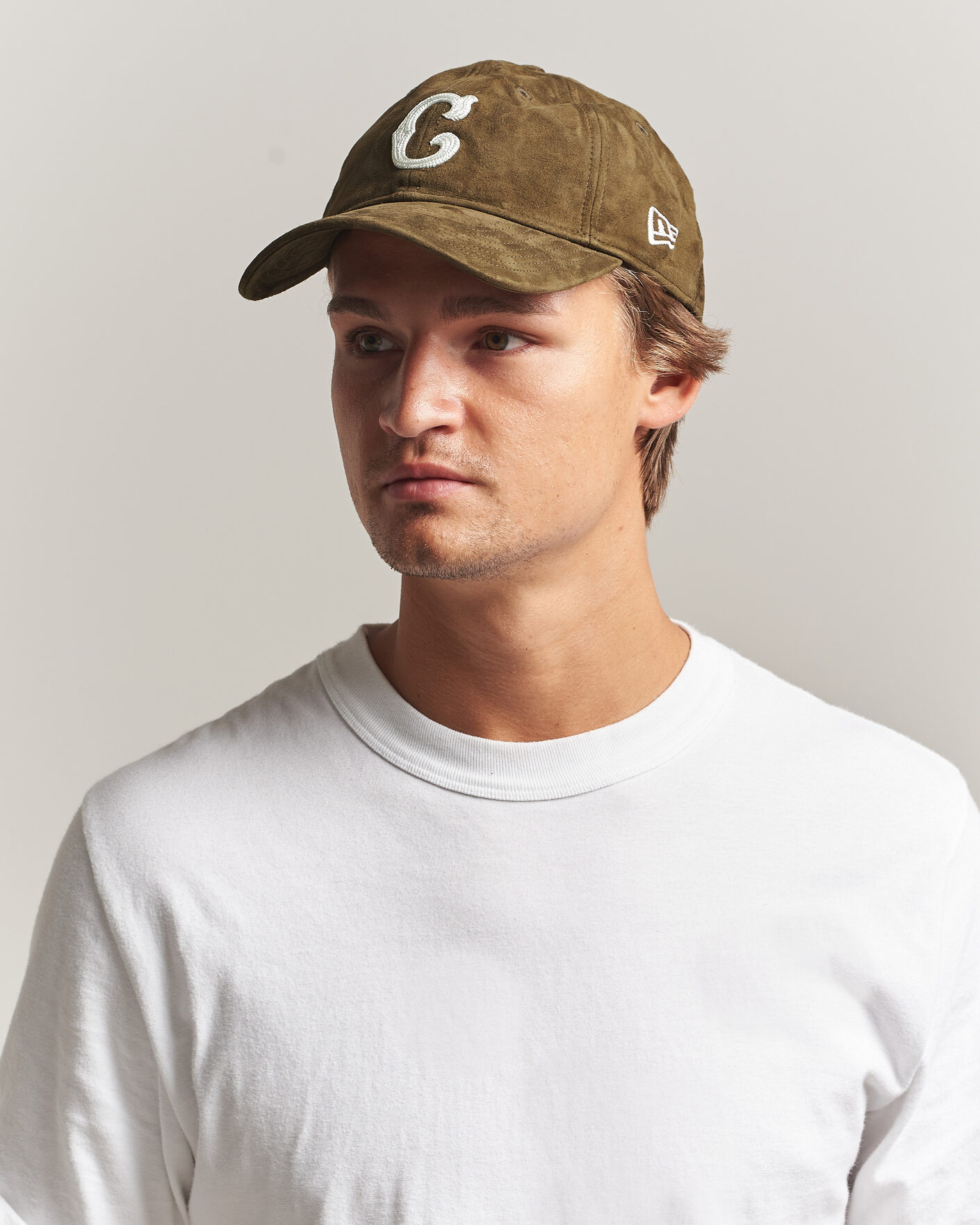 Heren | Hoeden en petten | New Era | 9Twenty Suede Chicago Cubs Cap Brown