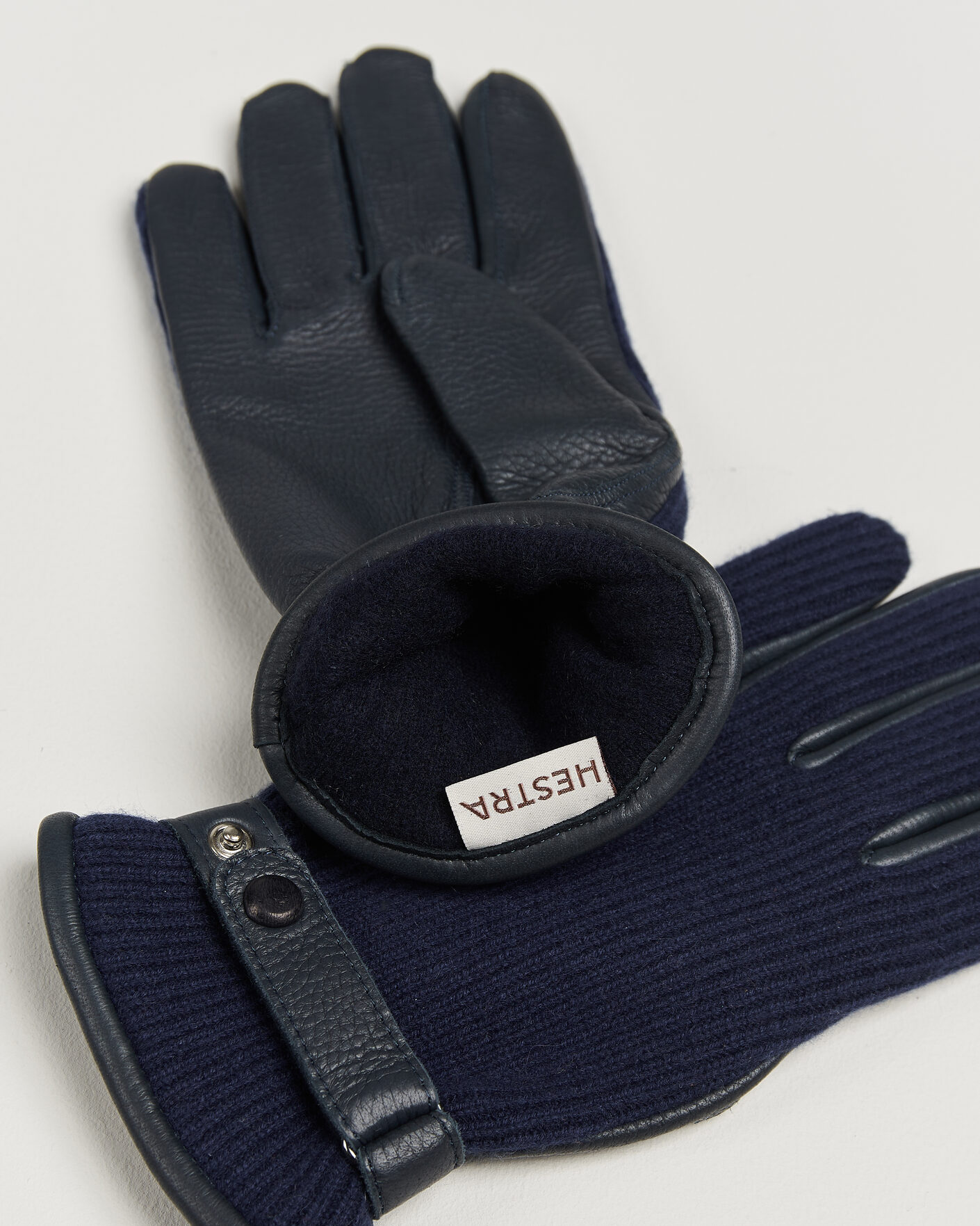 Heren | Handschoenen | Hestra | Christopher Cashmere/Elkskin Glove Navy