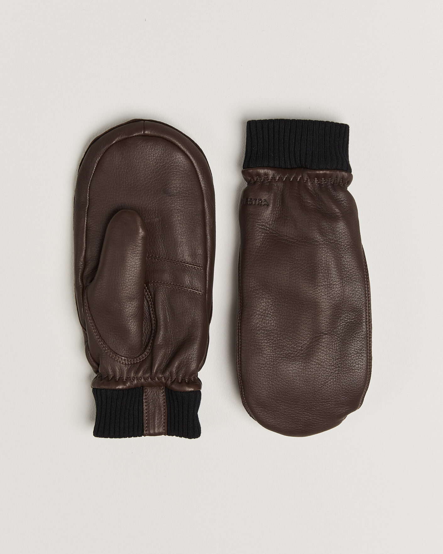 Heren | Handschoenen | Hestra | Tore Deerskin Primaloft Lined Mitt Chocolate