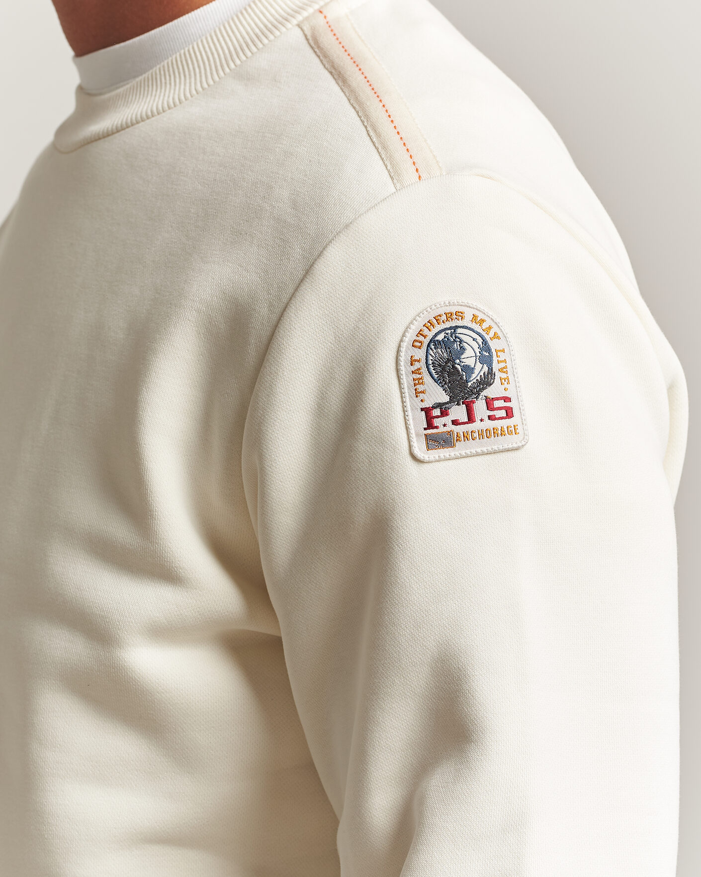 Heren | Truien | Parajumpers | K2 Super Easy Sweatshirt Warm Ivory