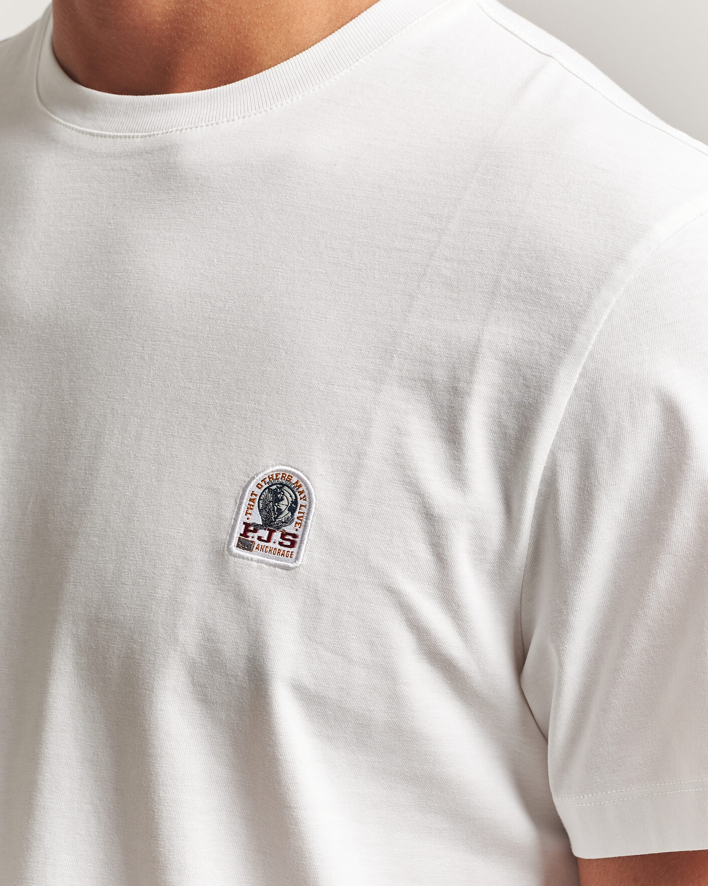 Heren | T-shirts | Parajumpers | Patch Super Easy T-Shirt White