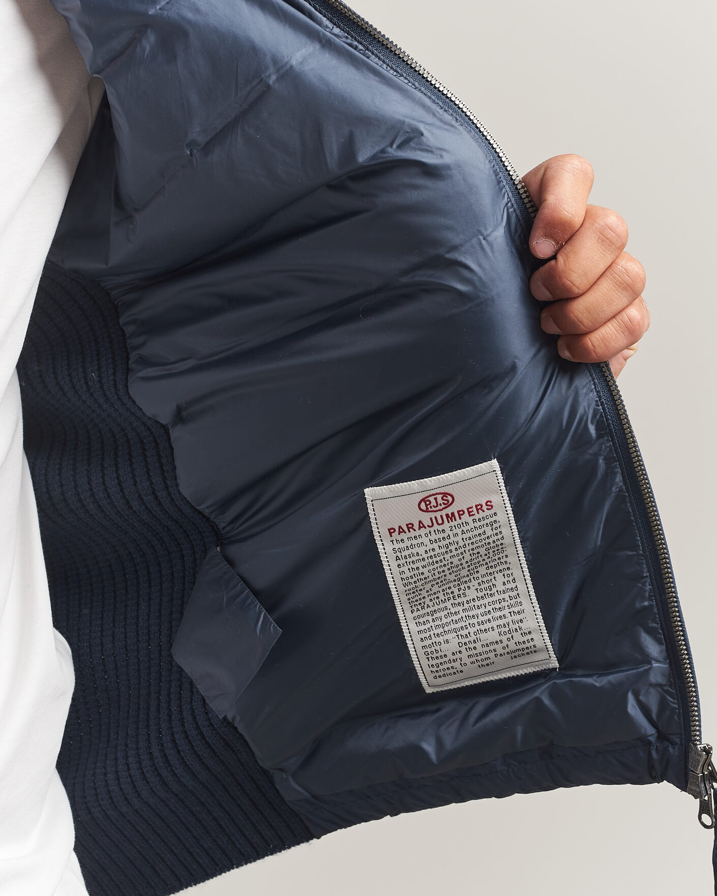 Heren | Jassen | Parajumpers | Olmo Rib Knitted Hybrid Jacket Nine Iron