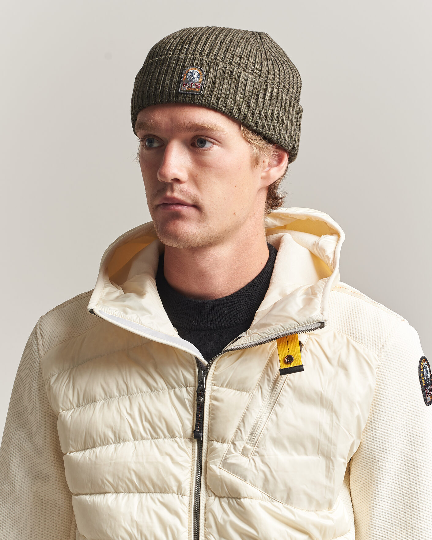Heren | Mutsen | Parajumpers | Matio Ribbed Hat Taggia Olive