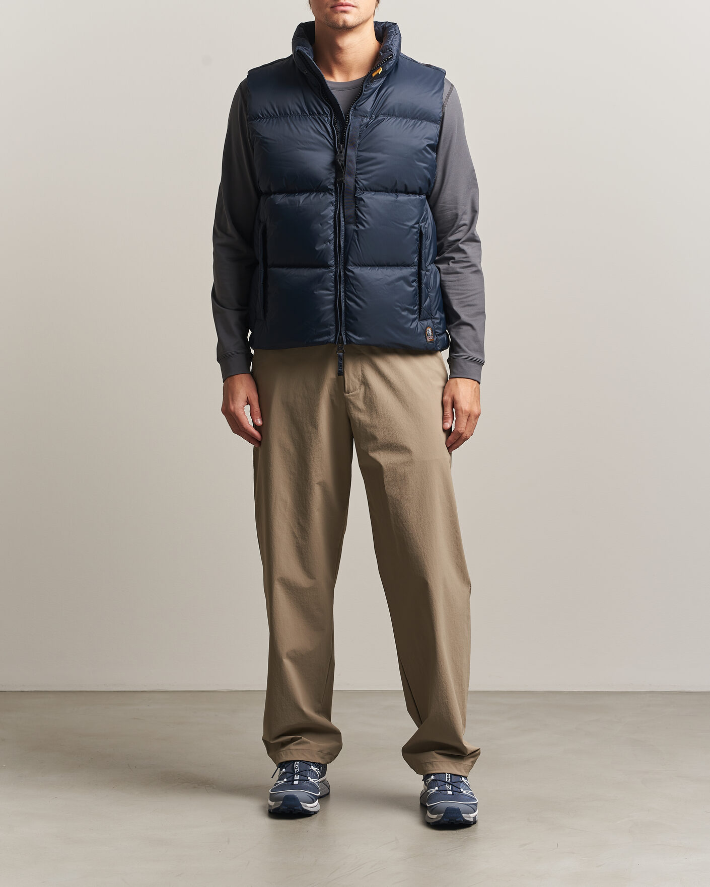 Heren | Gilets | Parajumpers | Roydale Ripstop Polar Puffer Vest Blue Navy