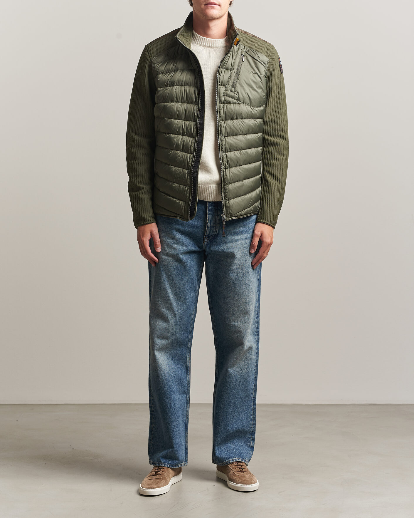 Heren | Jassen | Parajumpers | Jayden Warm Up Hybrid Jacket Rosemary